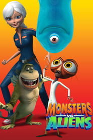 Poster of Monsters vs. Aliens