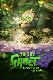 Imagen de Groot se da un baño