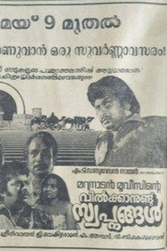 Vilkkanundu Swapnangal (1980) - Mammootty watch order