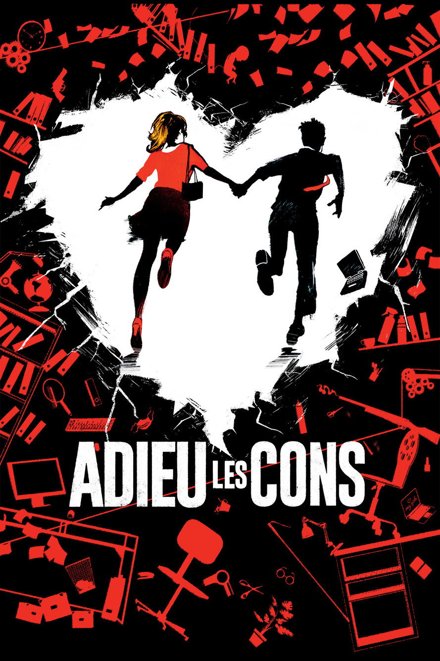 affiche du film Adieu les cons