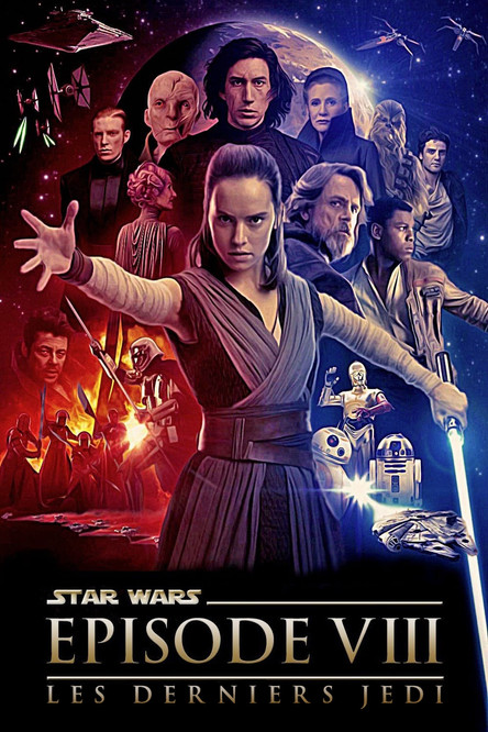 affiche du film Star Wars : Les Derniers Jedi