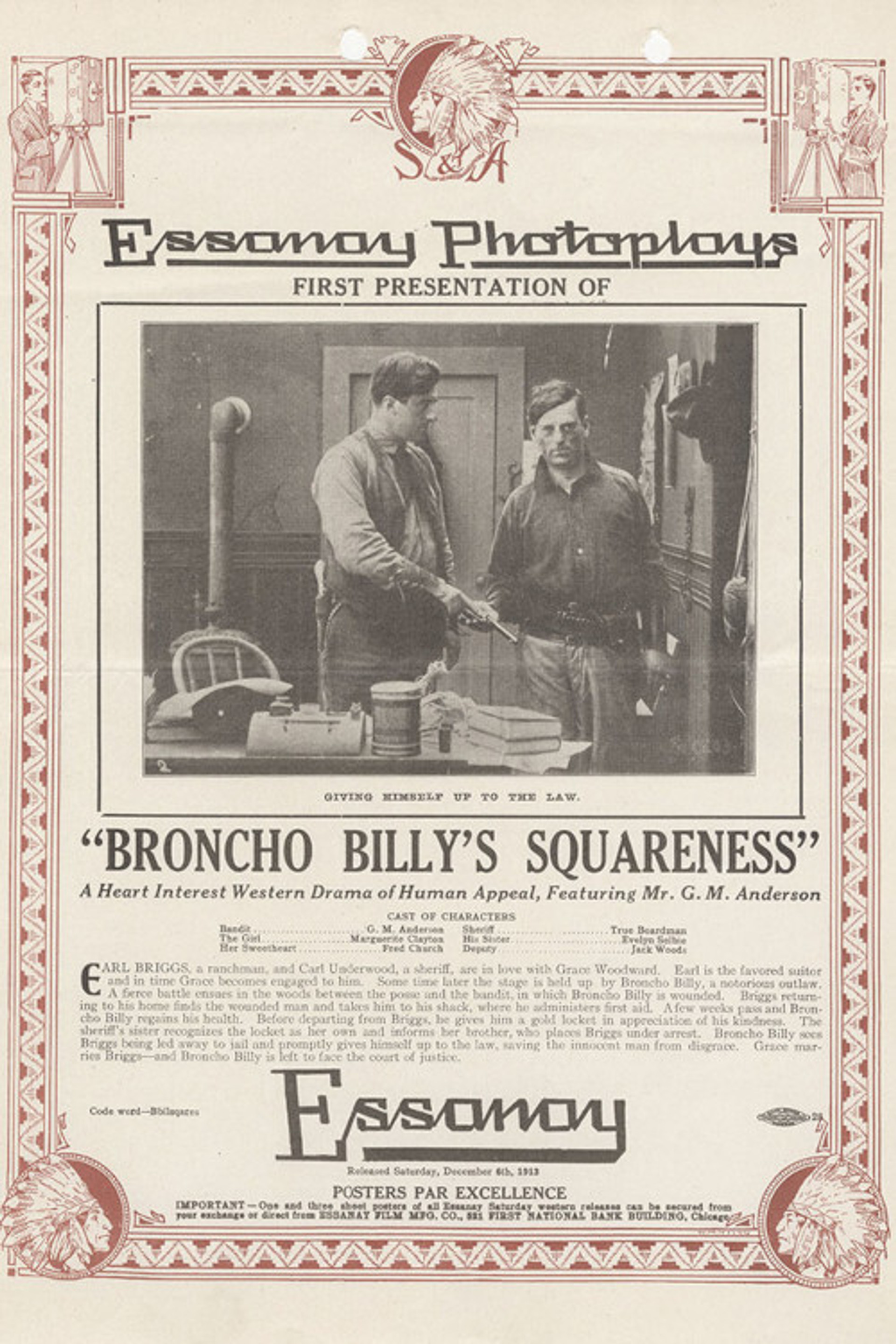 Broncho Billy's Squareness