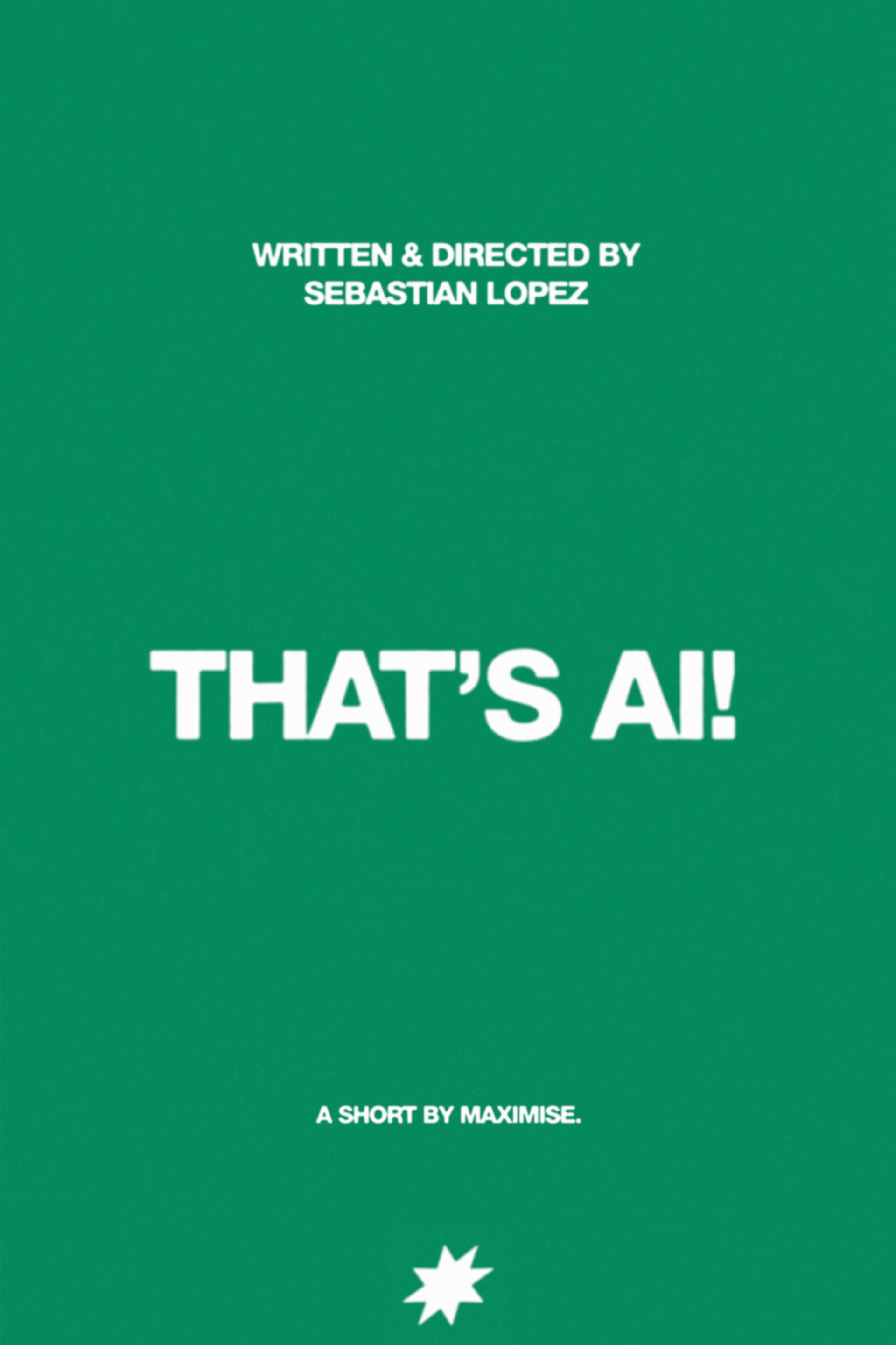 That's AI
