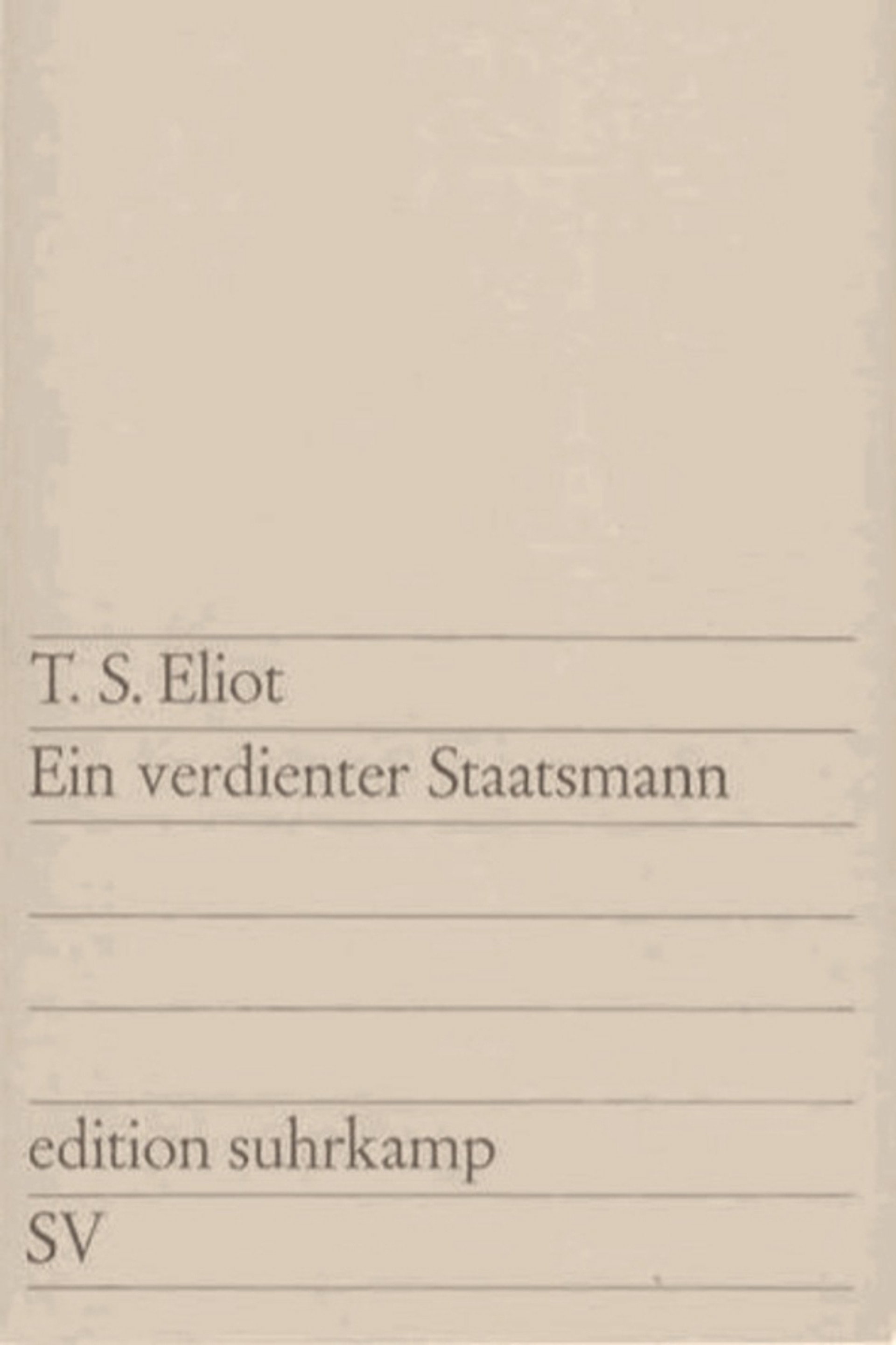 Ein verdienter Staatsmann