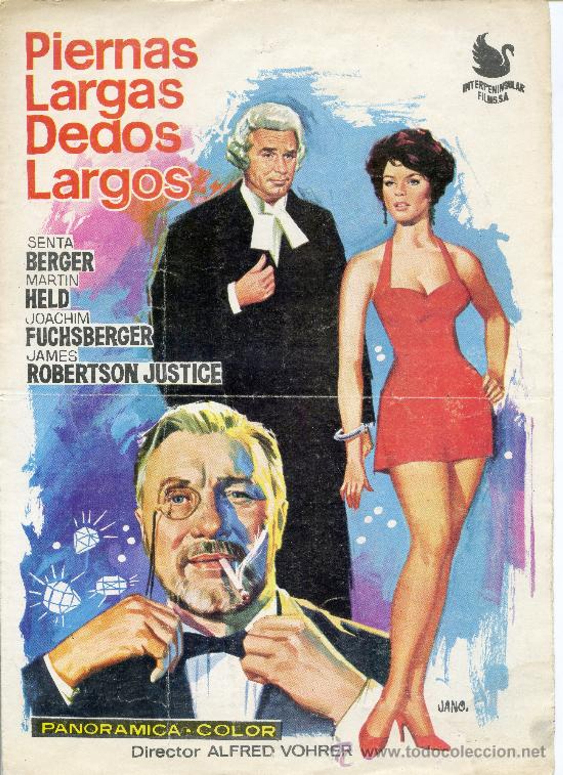 Piernas largas, dedos largos