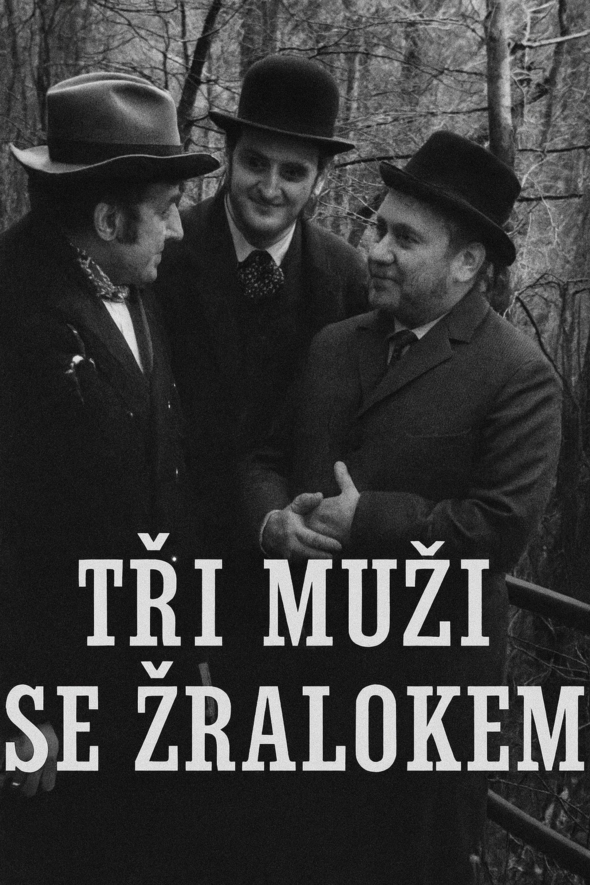 Tři muži se žralokem