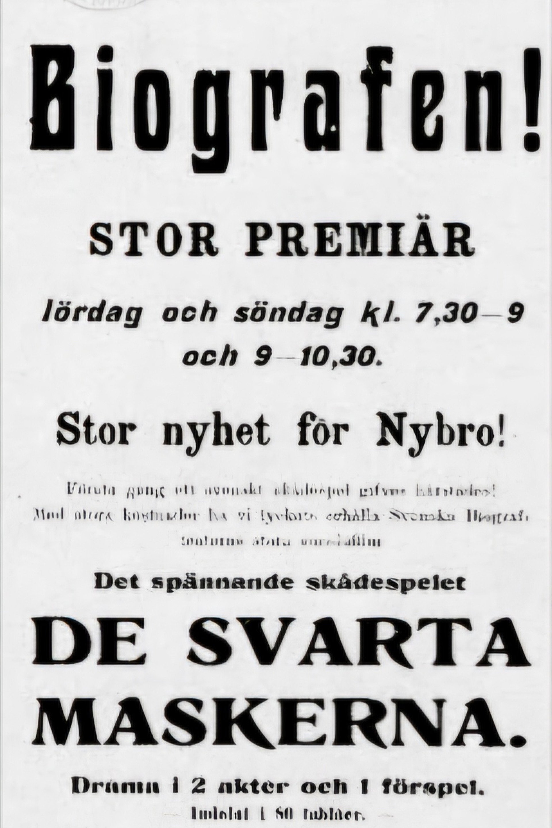 De svarta maskerna