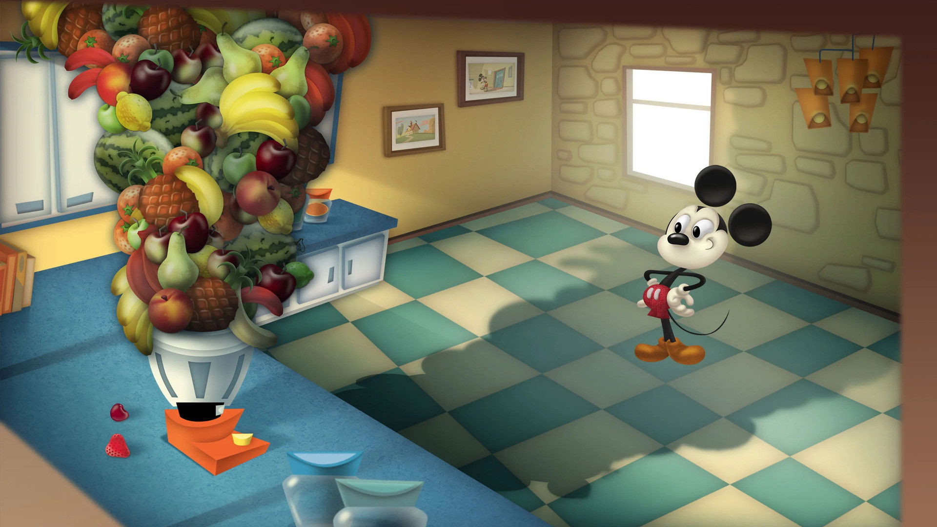 Mickey Mouse & the Juicer of Fruit