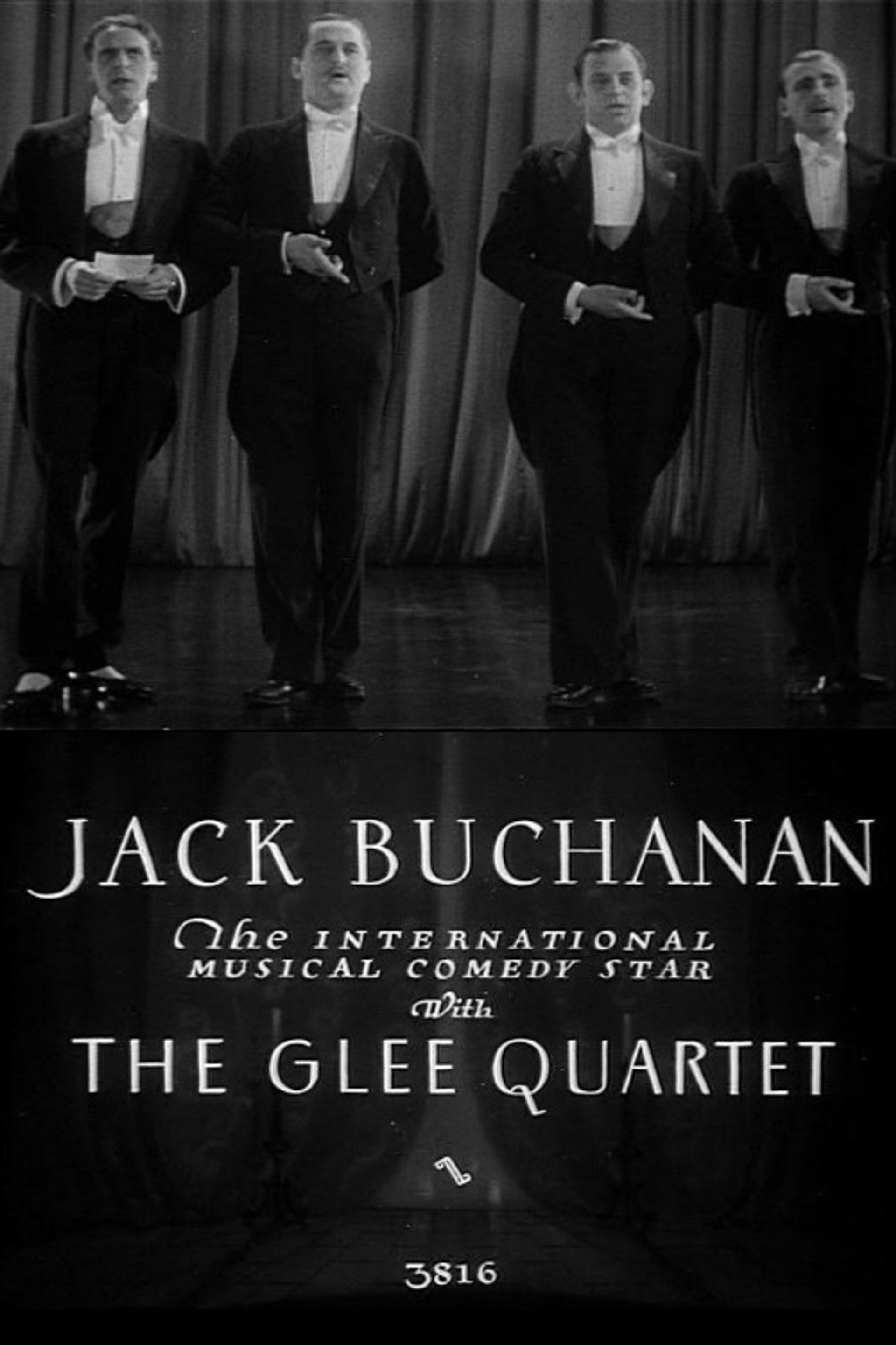 Jack Buchanan with the Glee Quartet