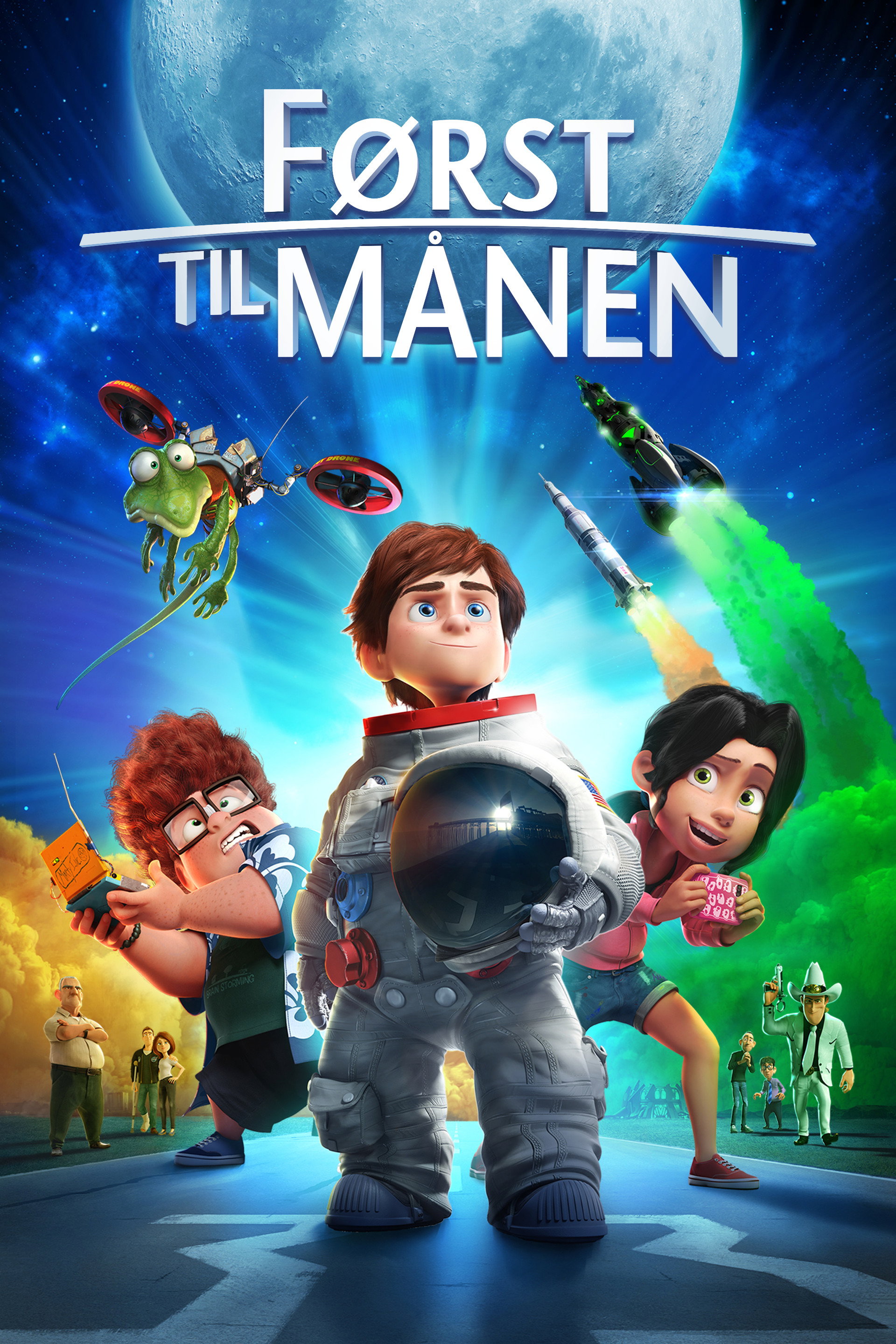 Først til Månen