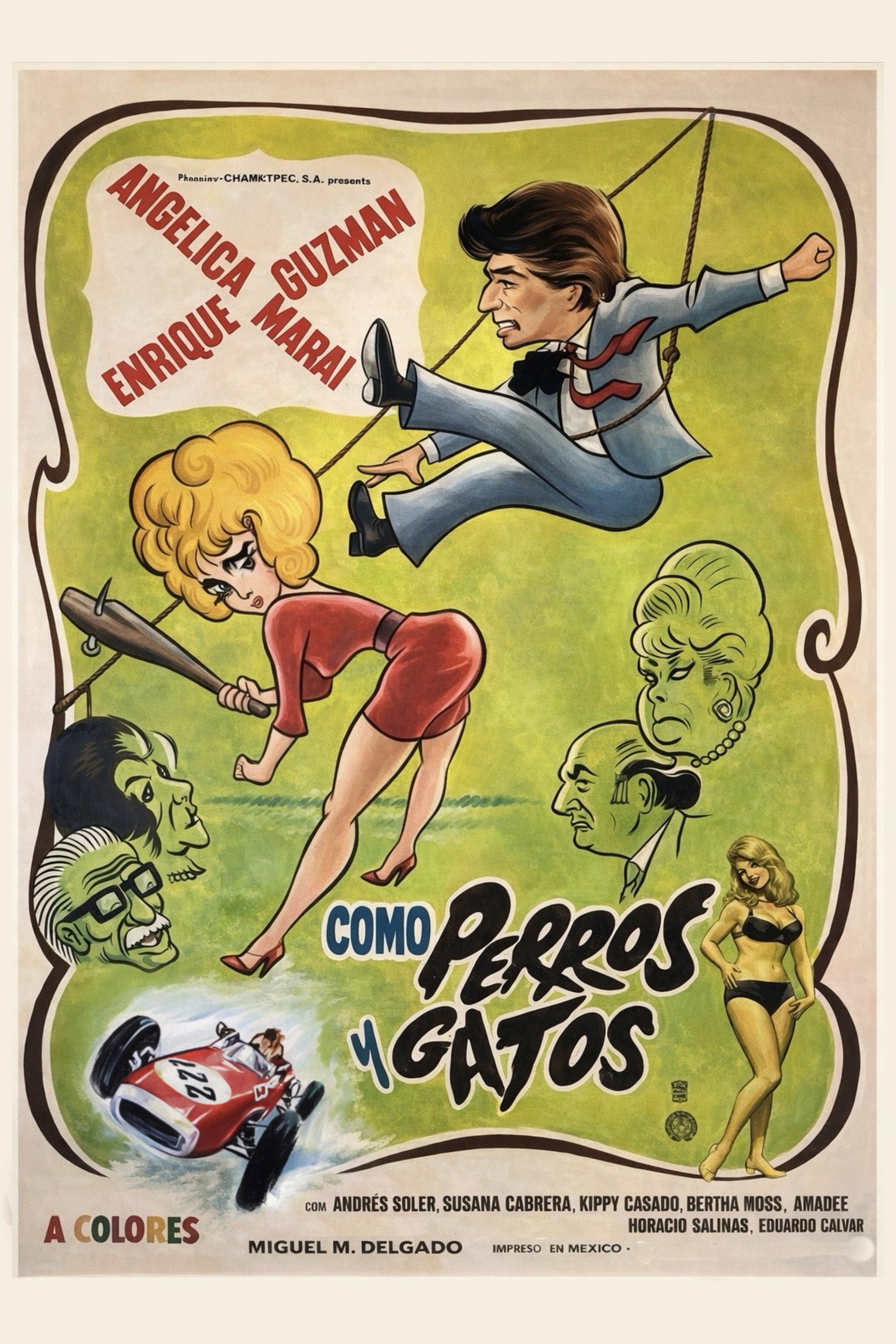 Como perros y gatos