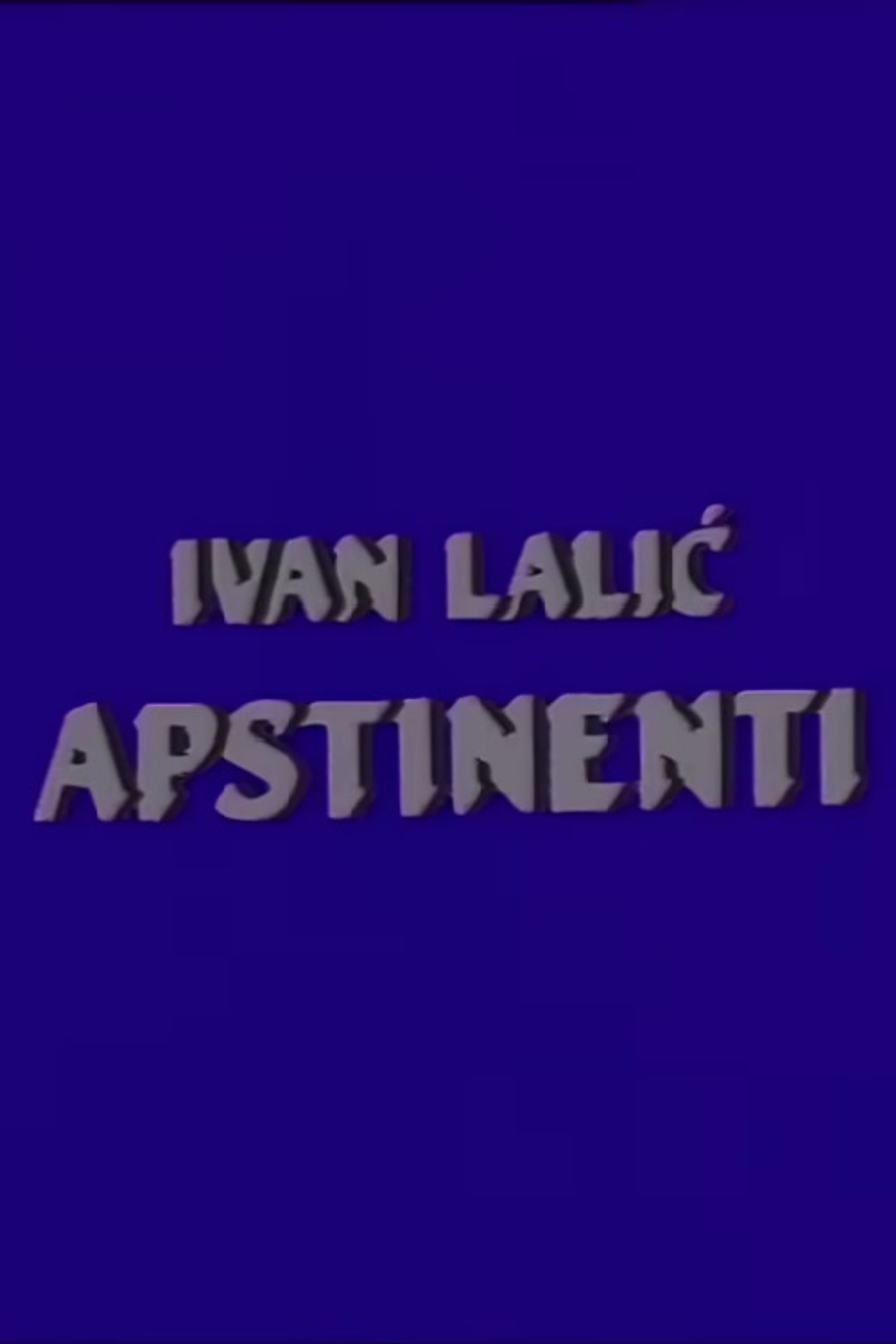 Apstinenti