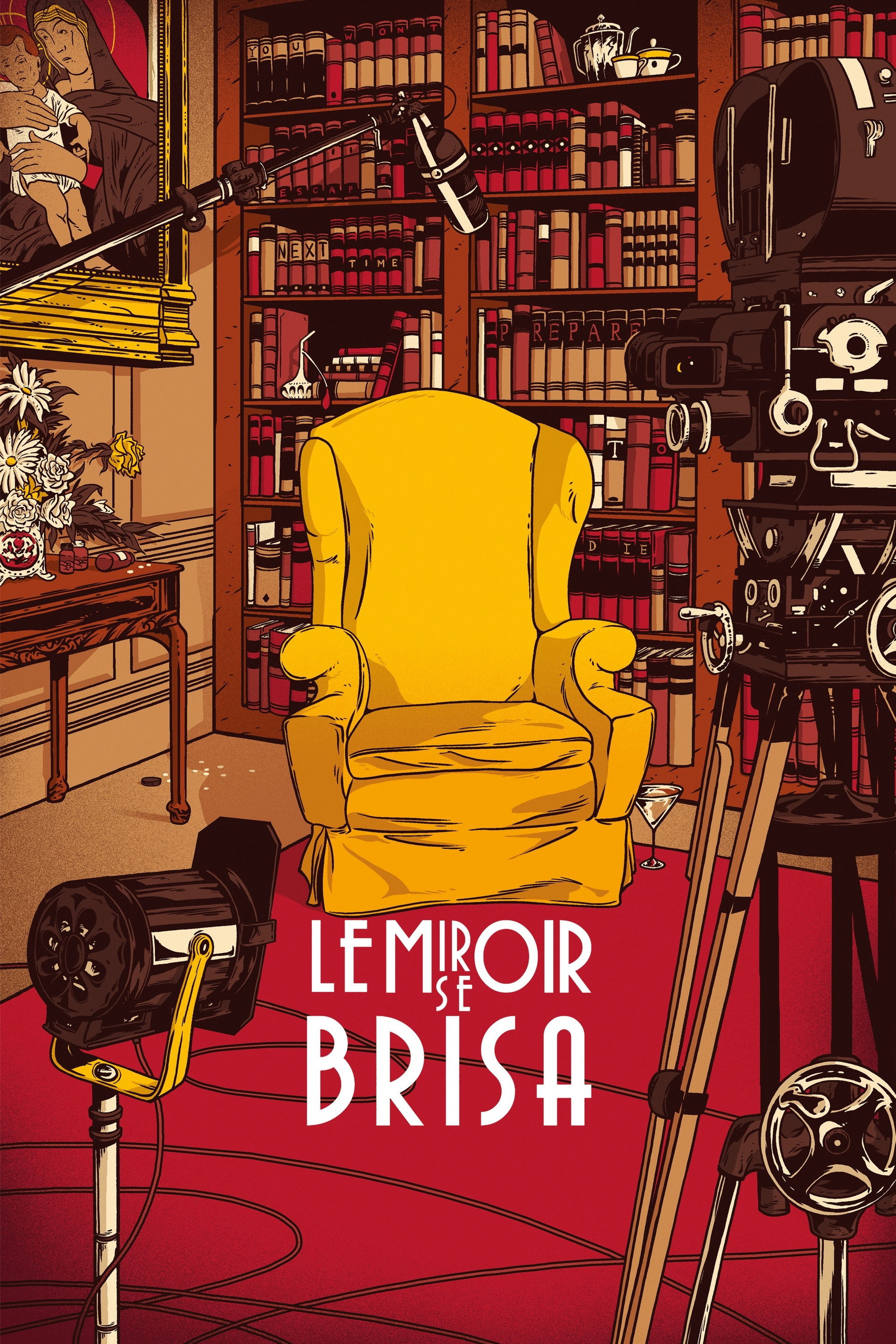 Le miroir se brisa