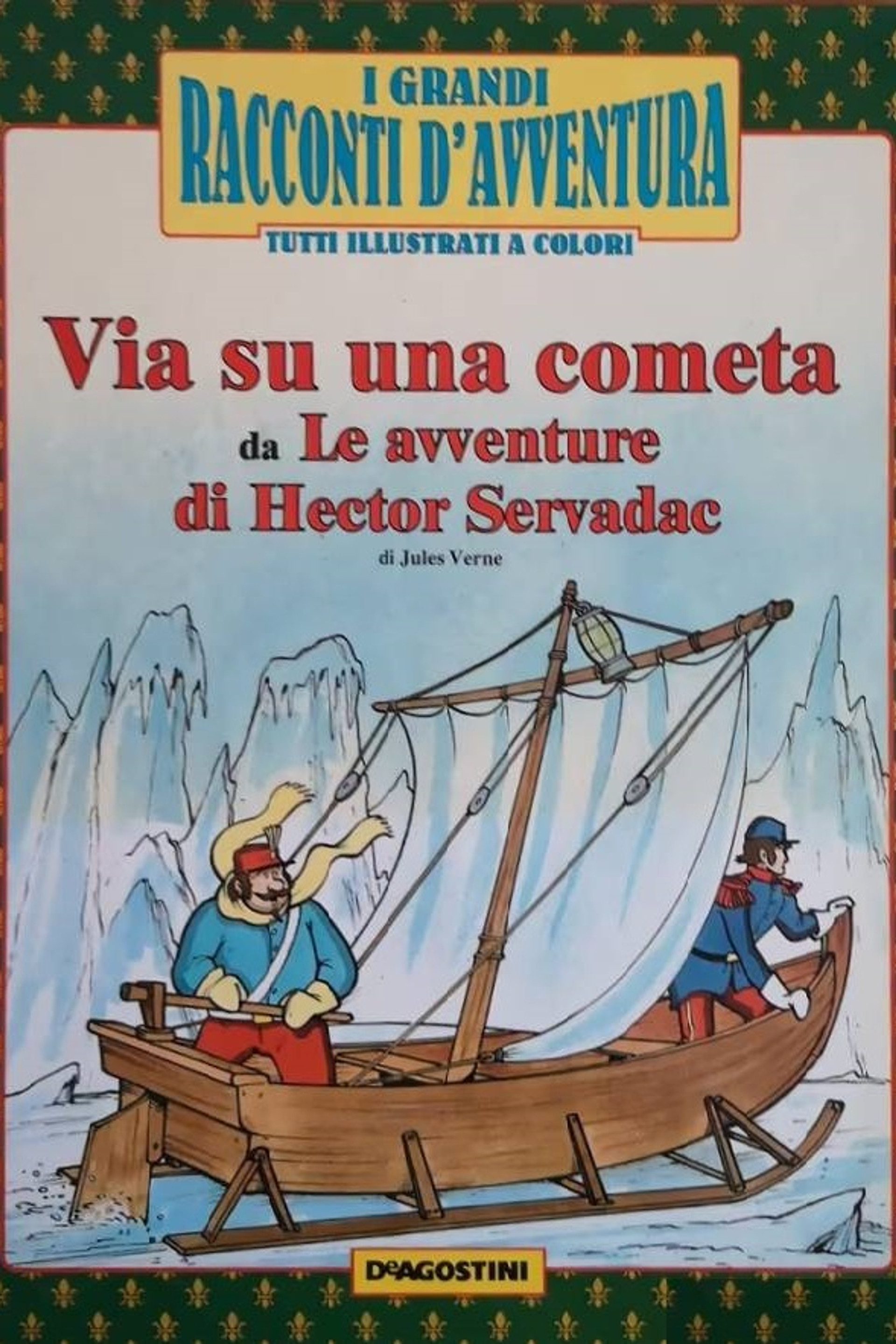 Via su una cometa