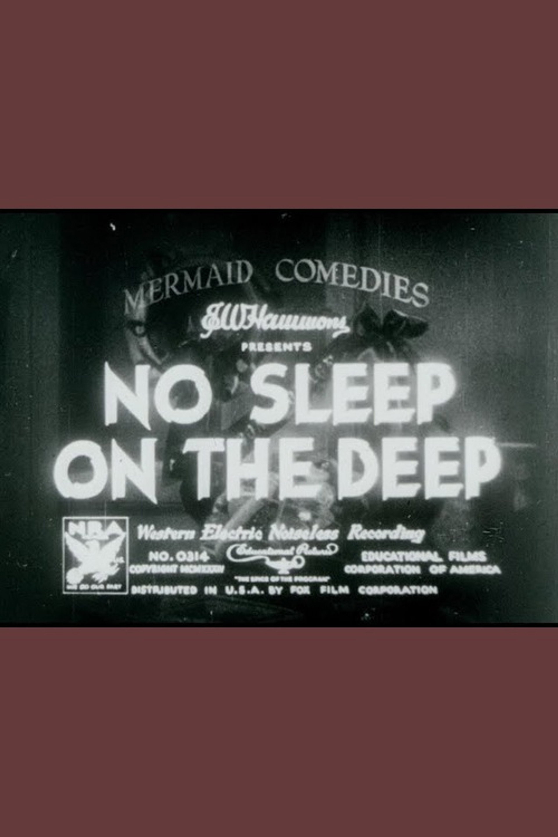 No Sleep on the Deep