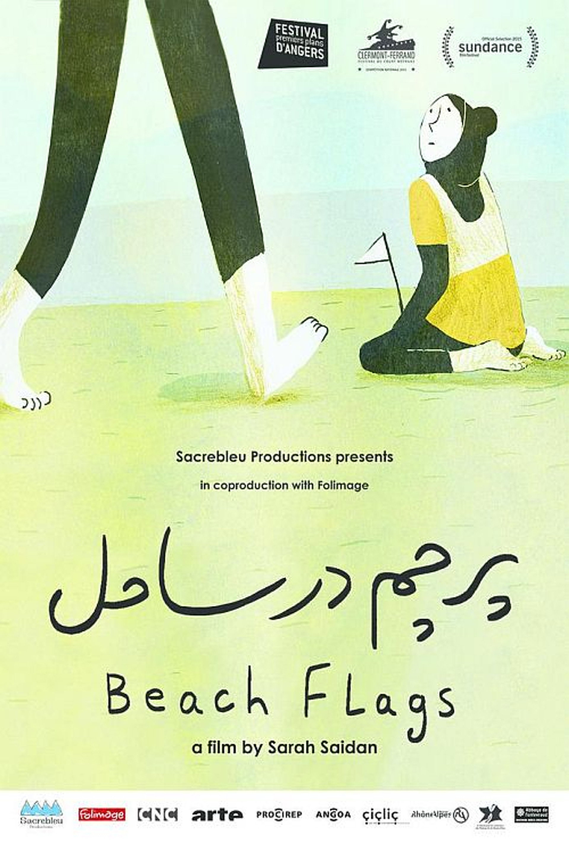 پرچم در ساحل