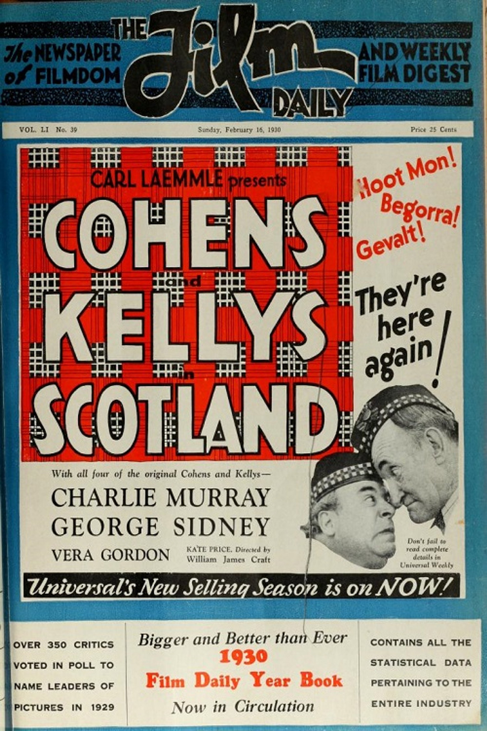 The Cohens and the Kellys in Scotland