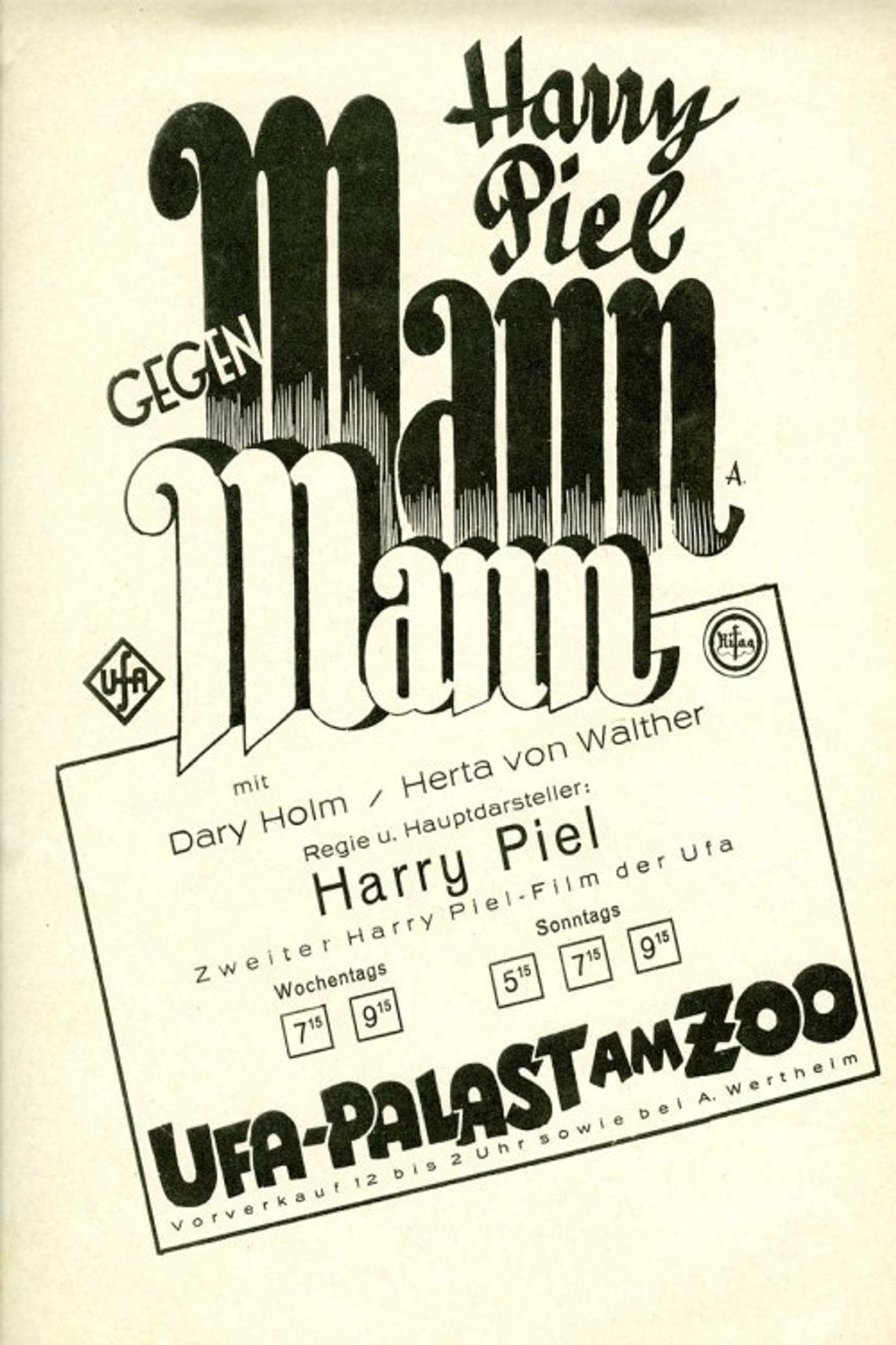 Mann gegen Mann