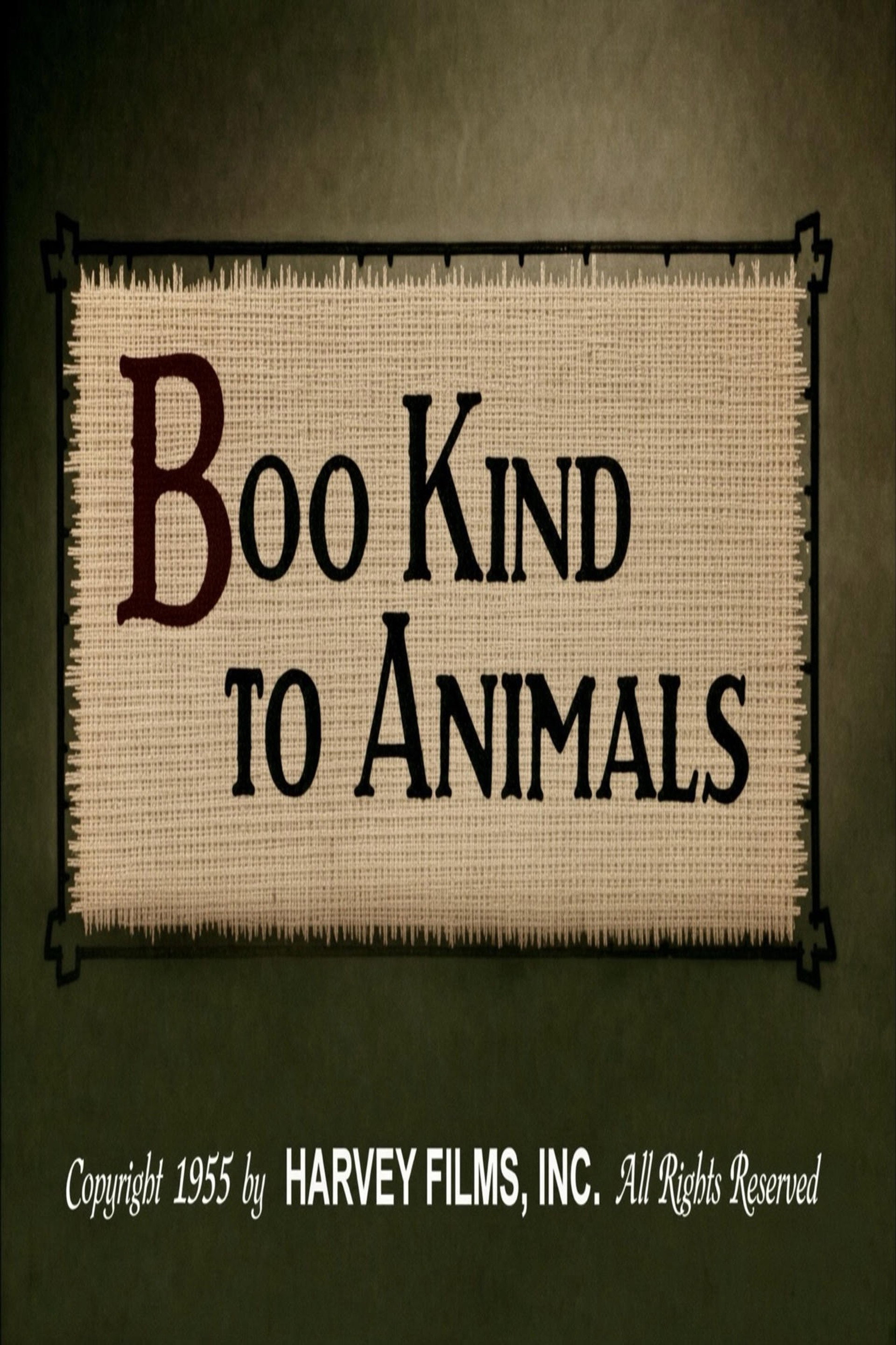 Boo Kind to Animals