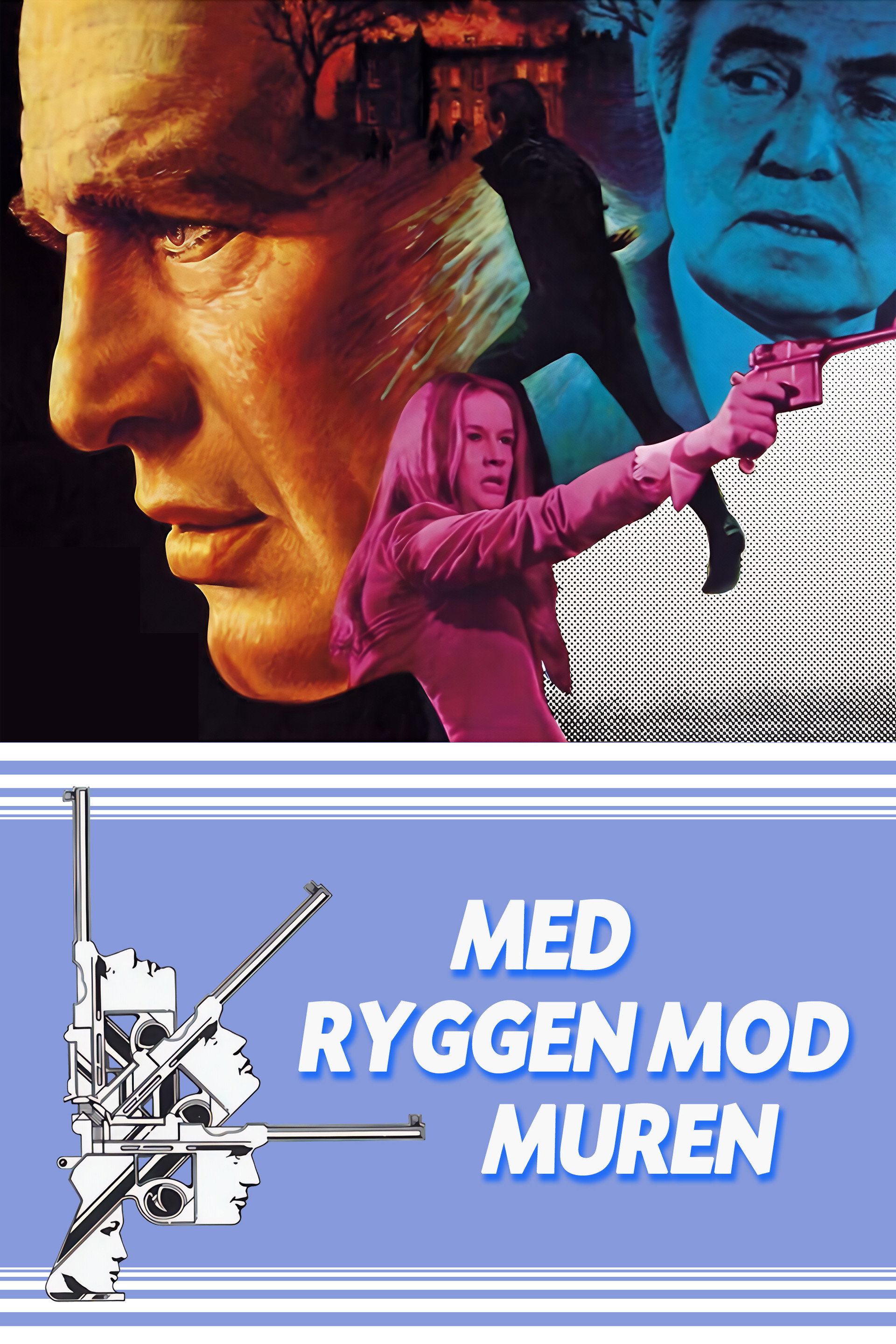 Med ryggen mod muren