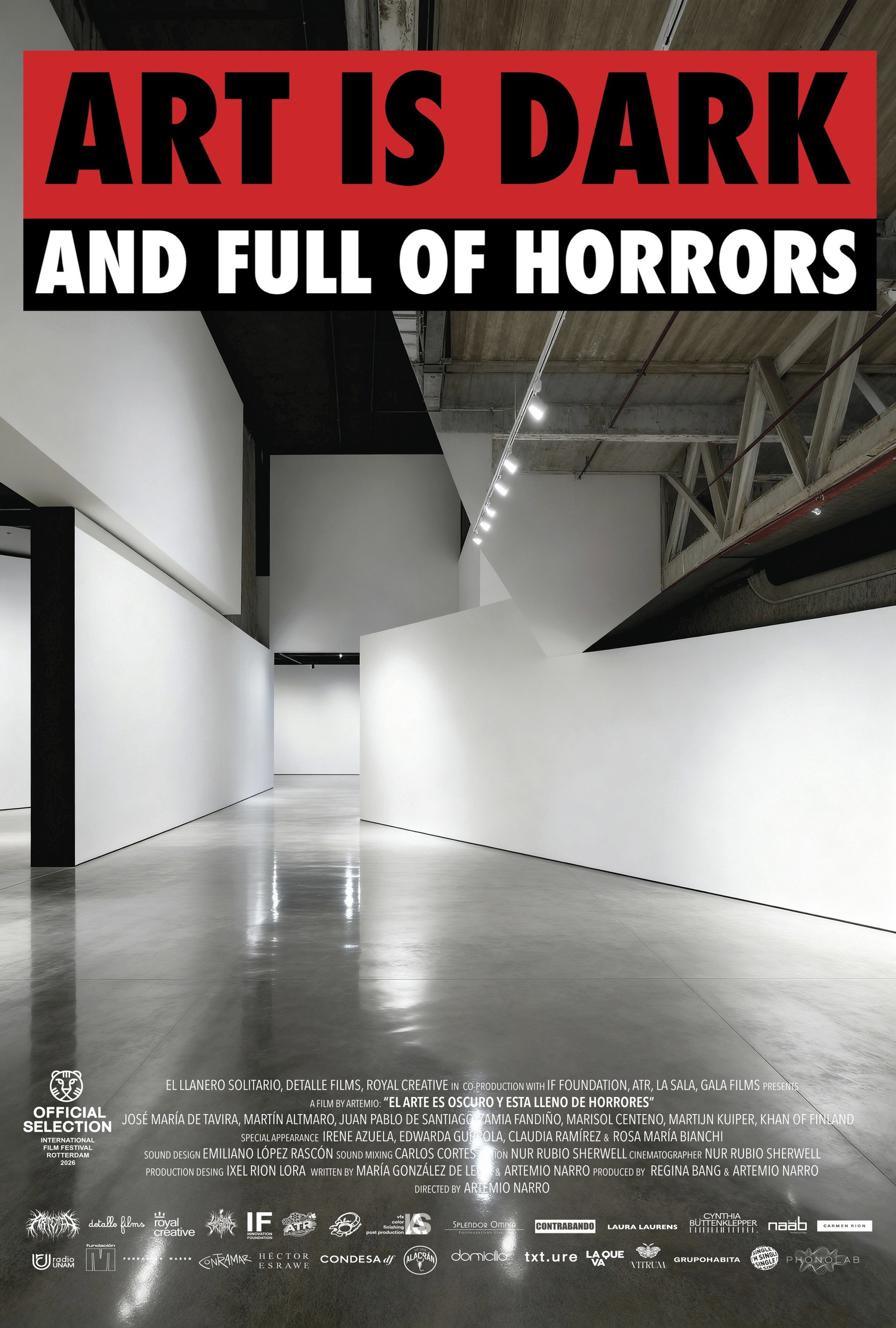 El arte es oscuro y está lleno de horrores