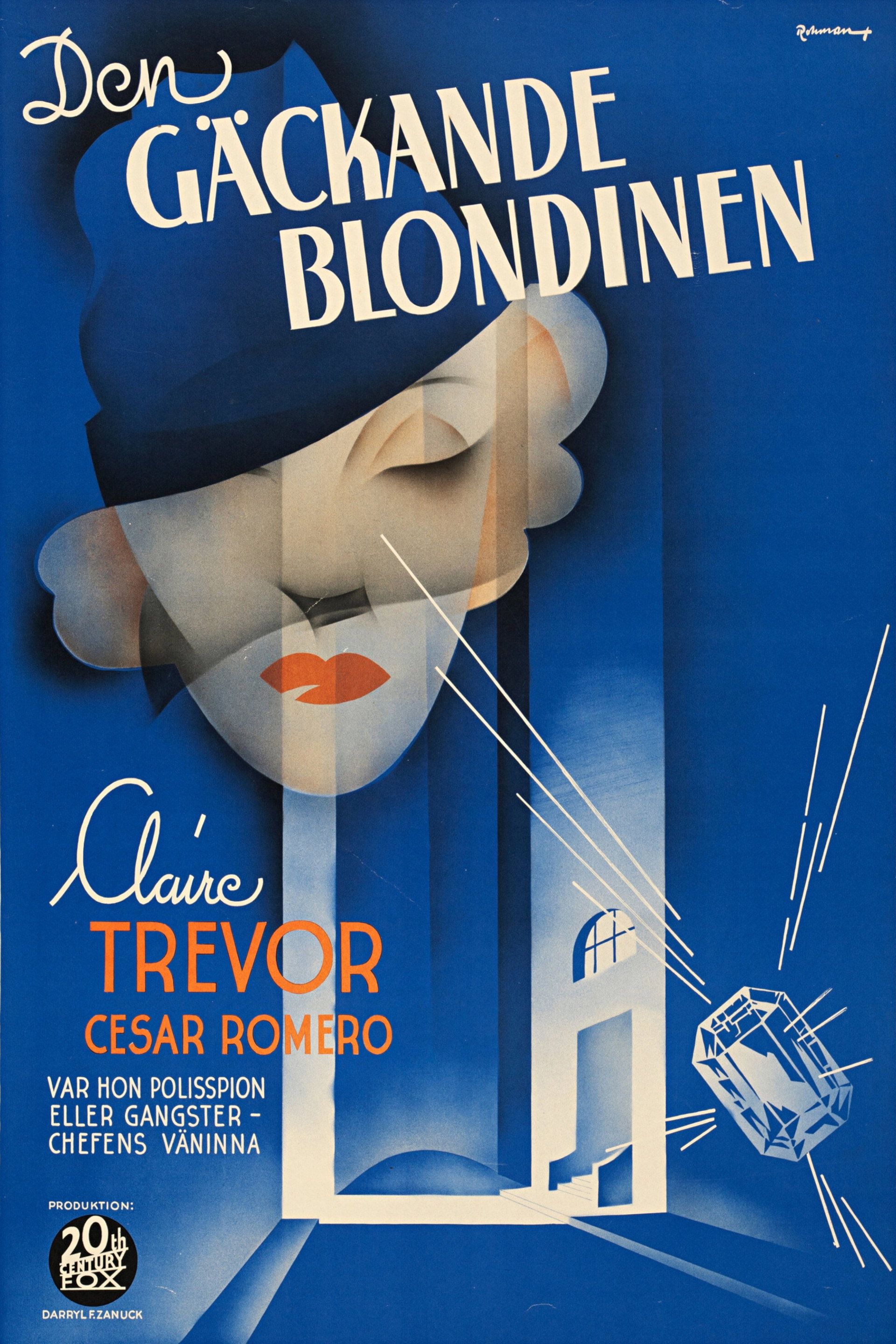 Den gäckande blondinen