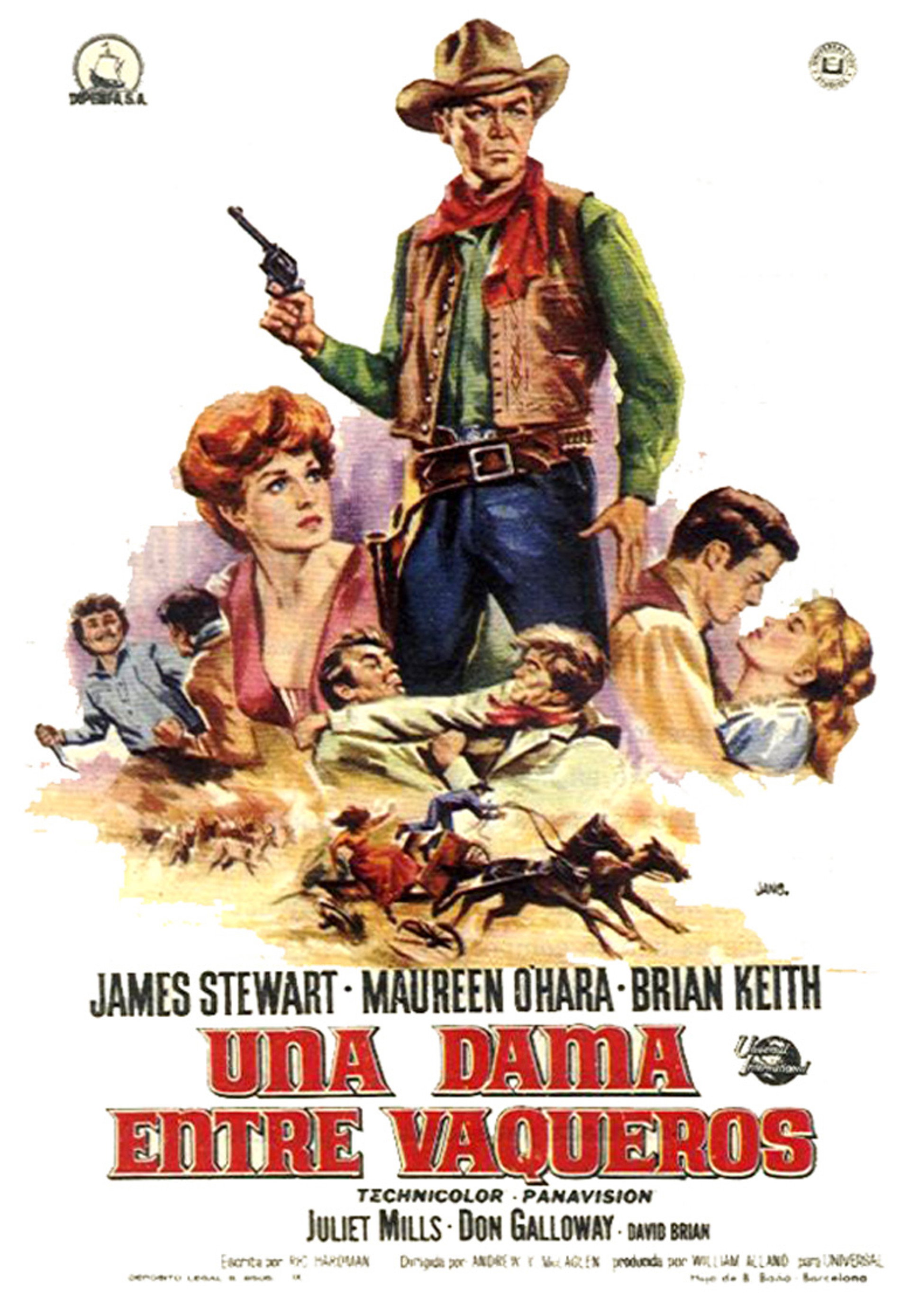 Una dama entre vaqueros