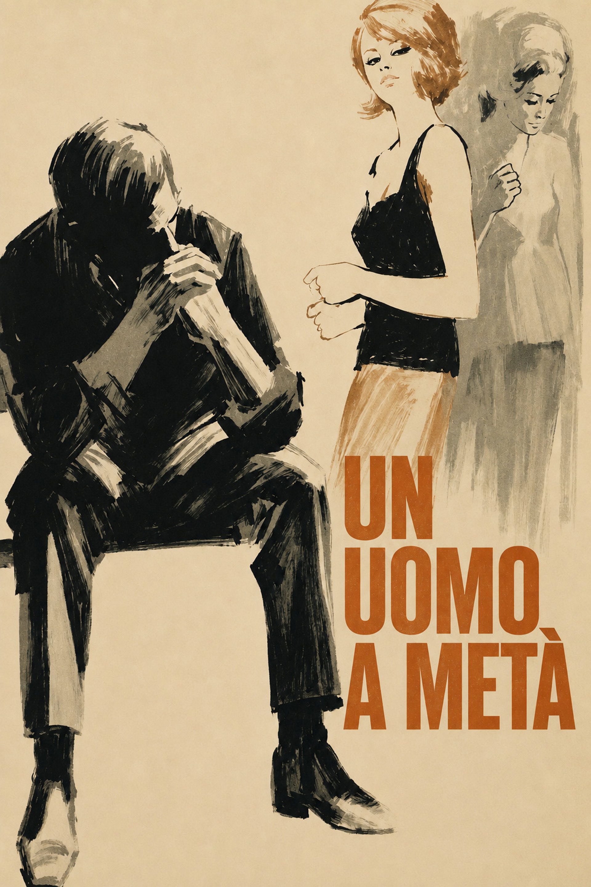 Un uomo a metà