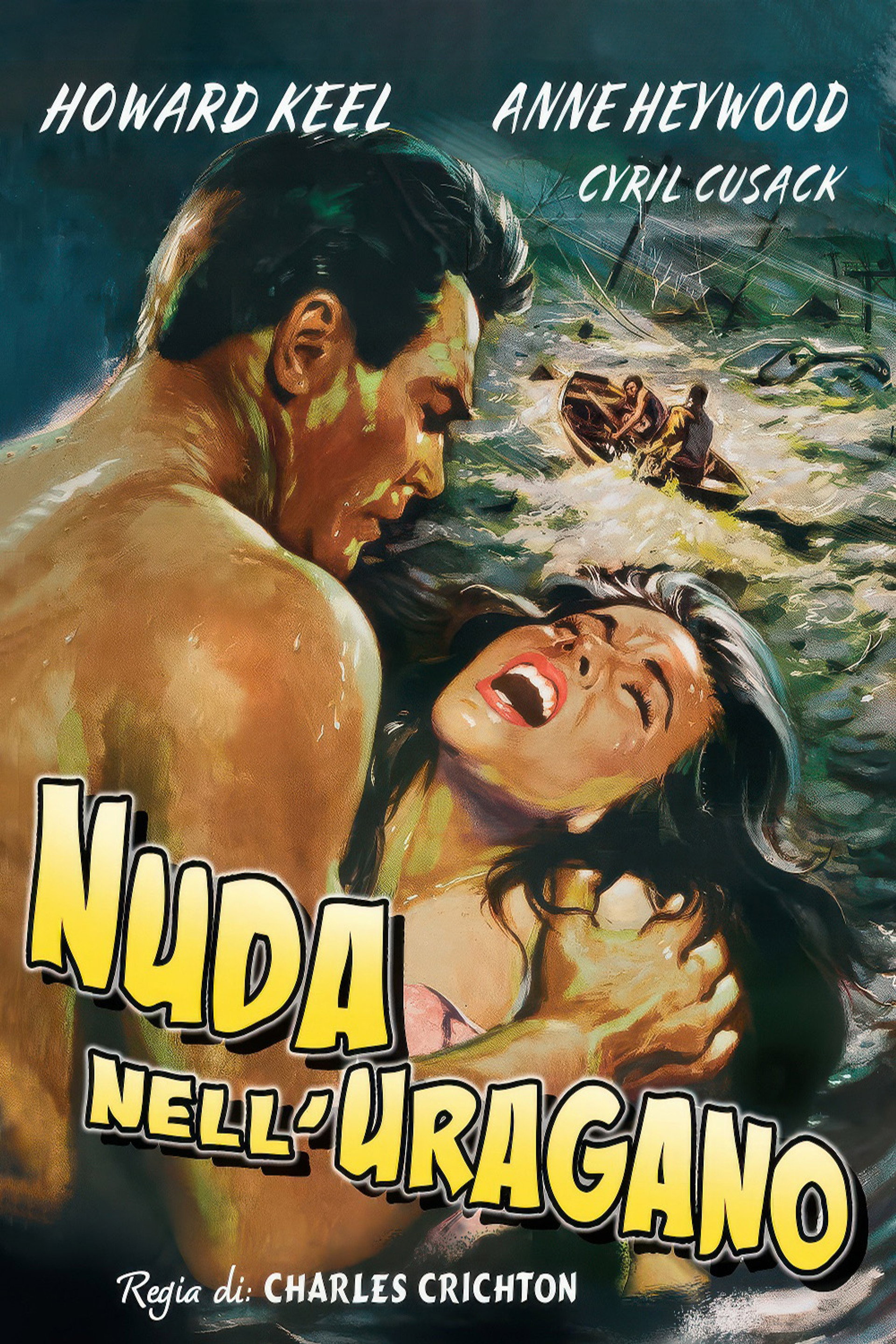 Nuda nell'uragano