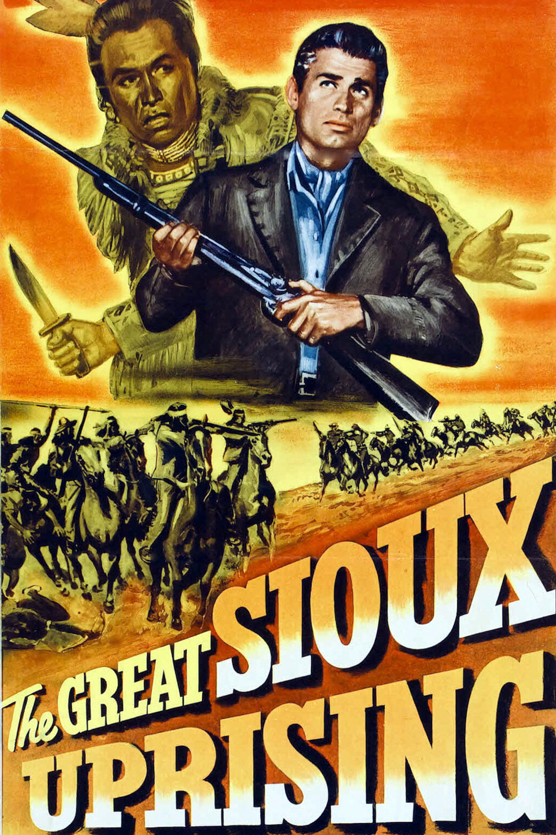 La carga de los indios Sioux