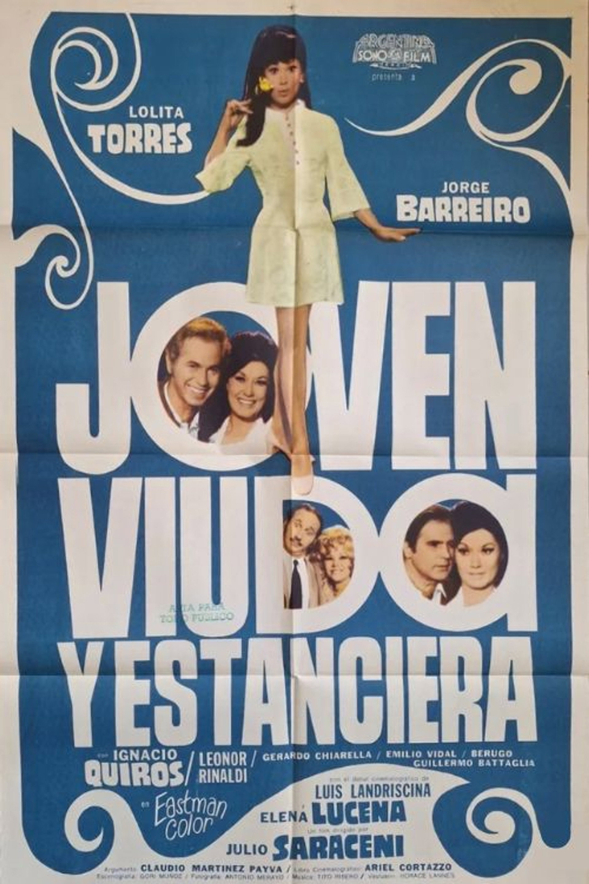 Joven, viuda y estanciera