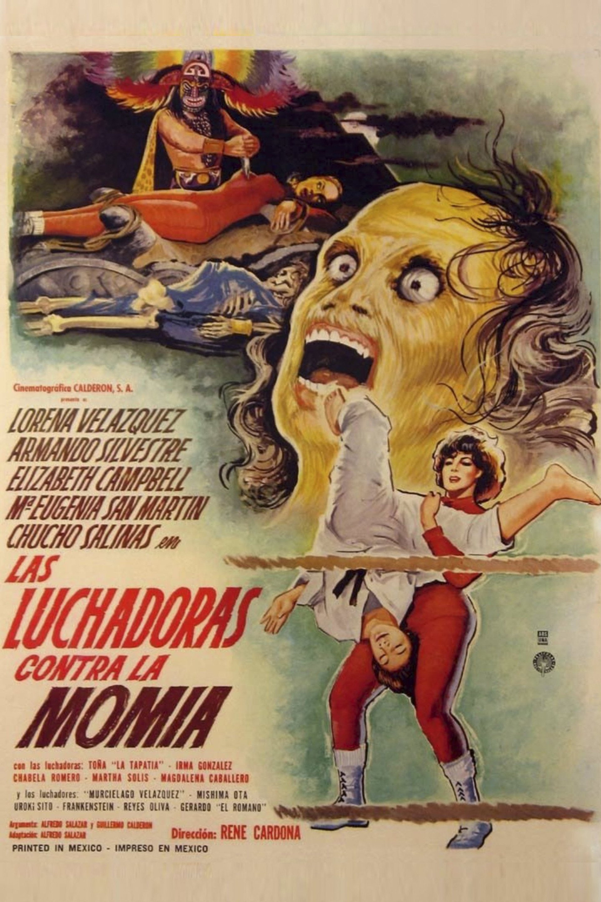 Las luchadoras contra la momia