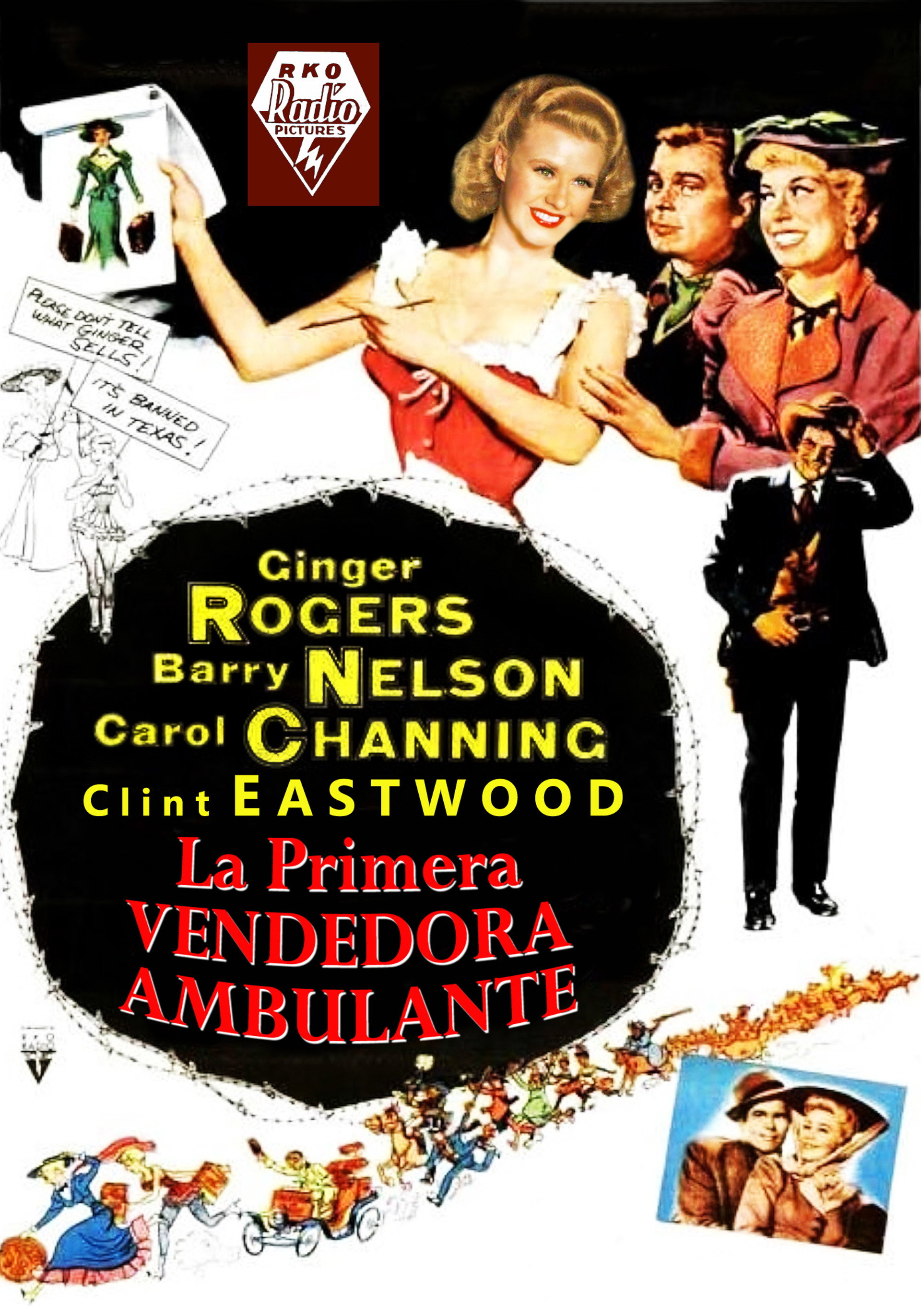 La primera vendedora ambulante