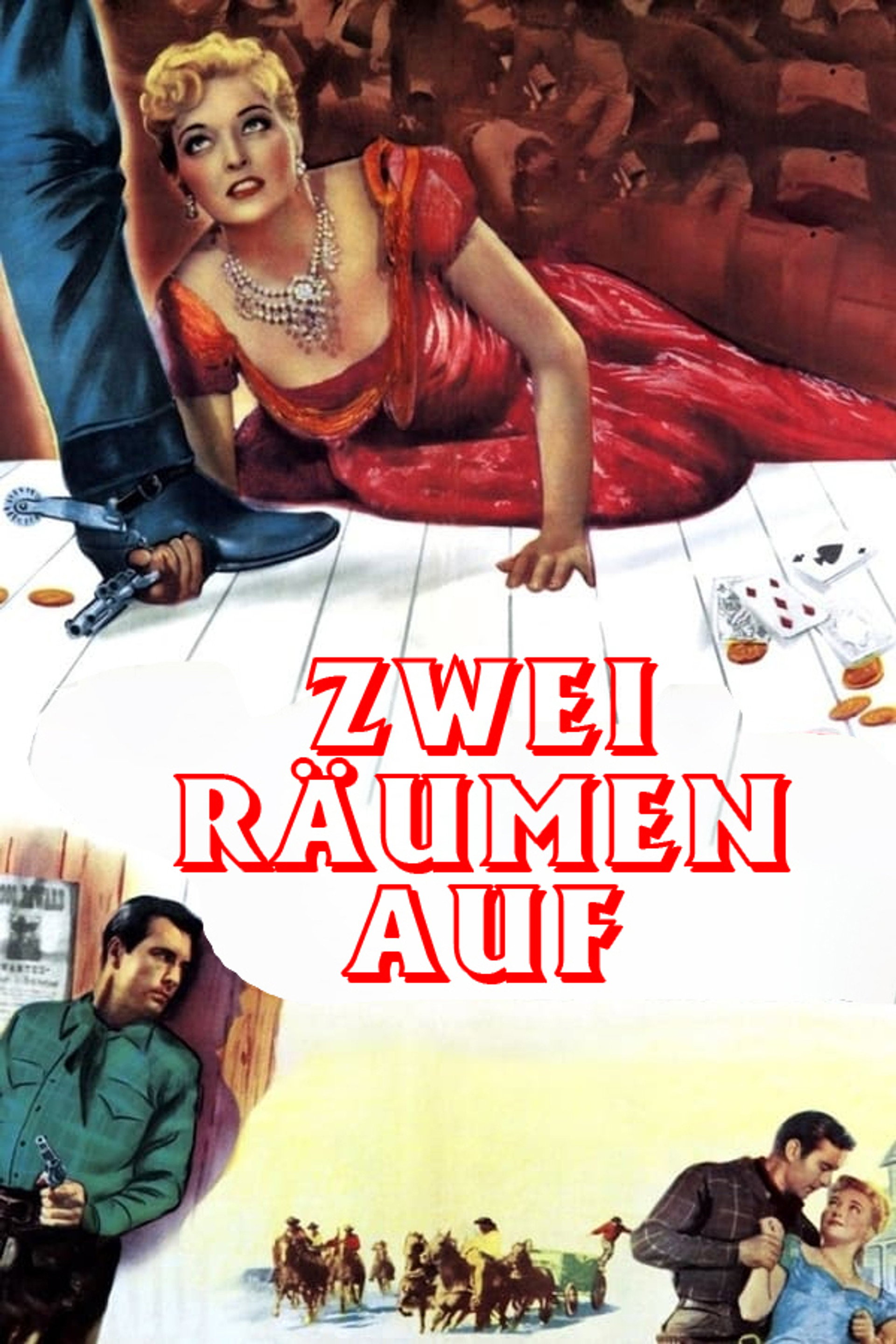 Zwei räumen auf