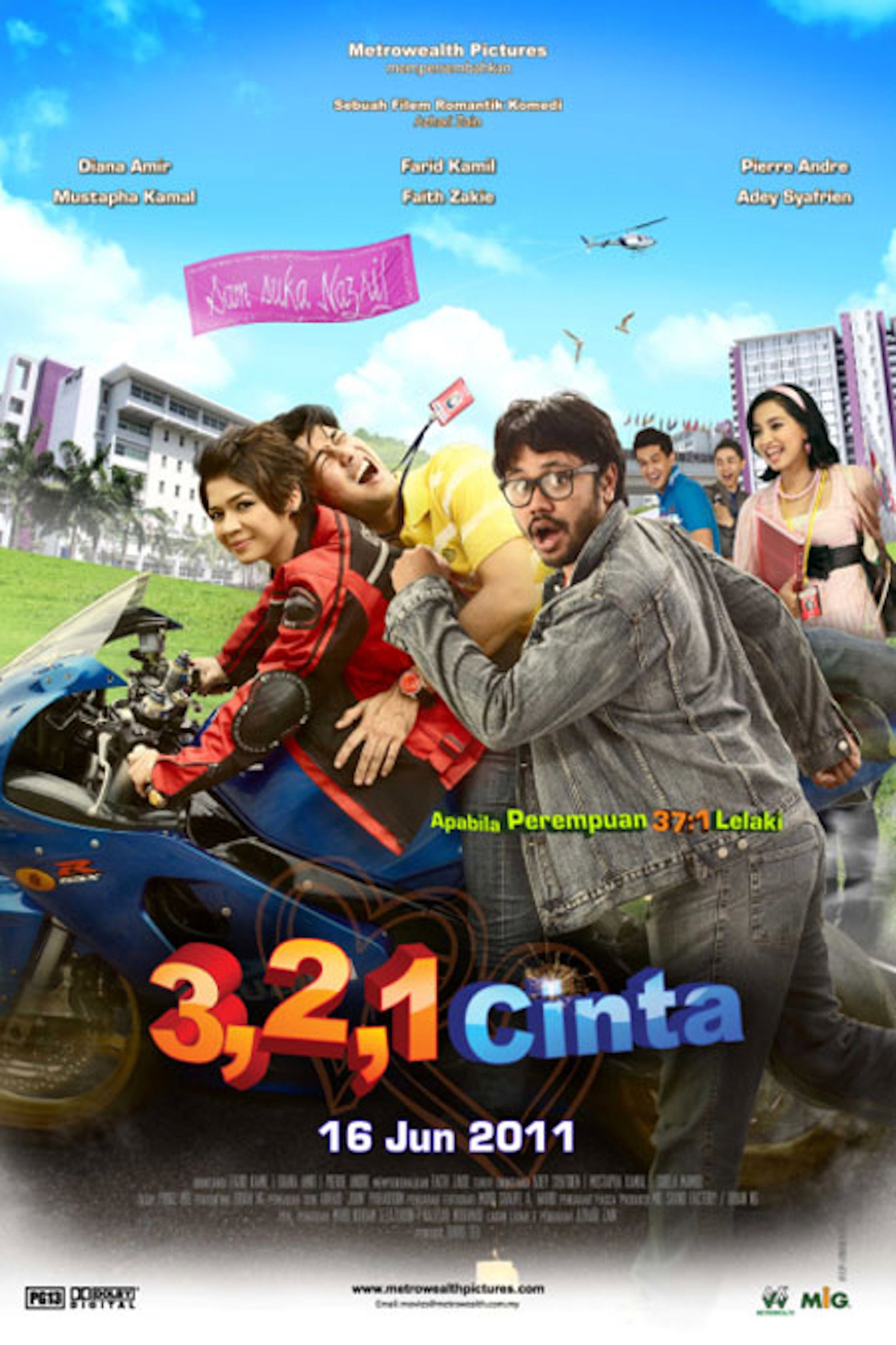3,2,1 Cinta