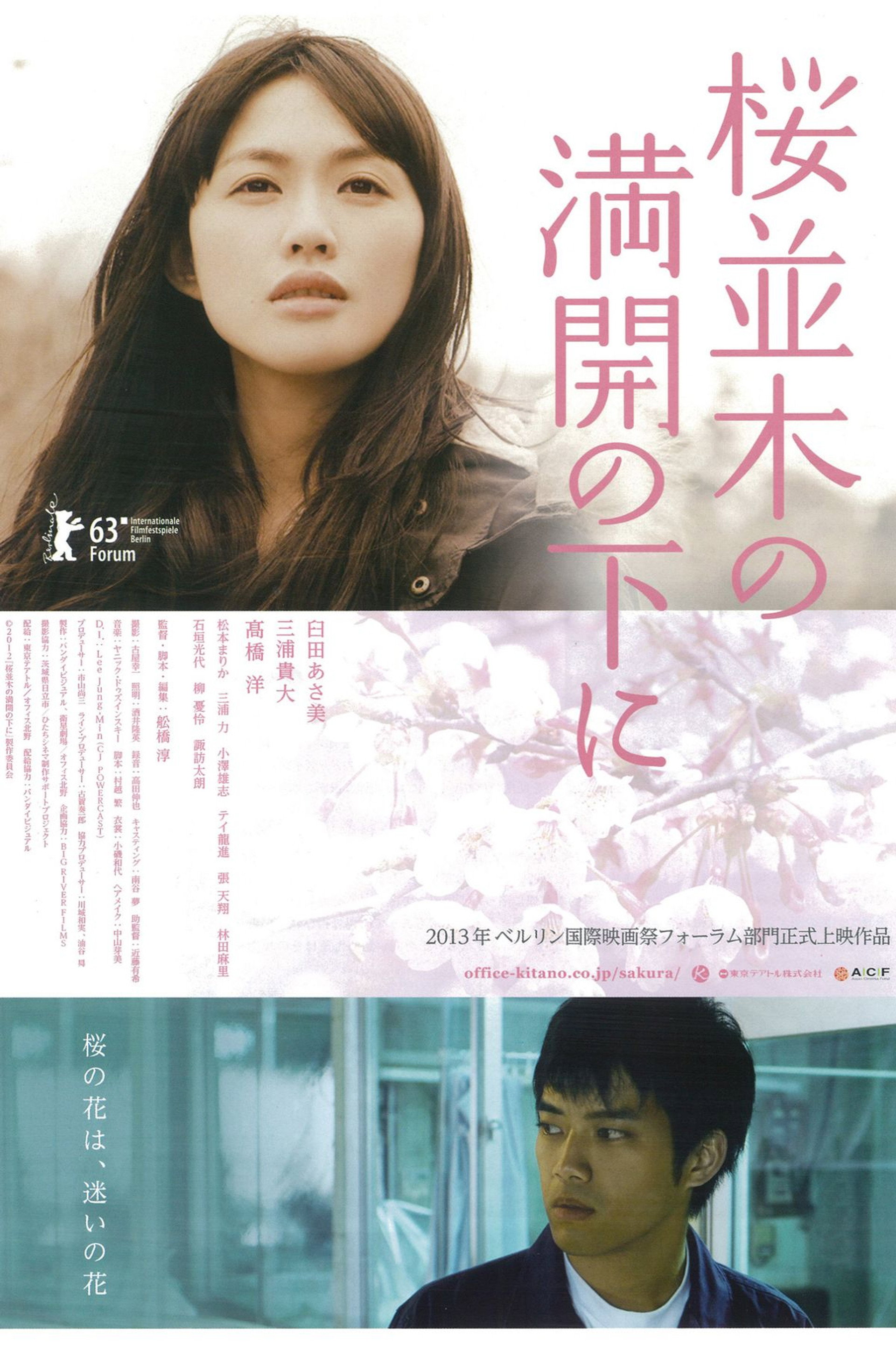 桜並木の満開の下に