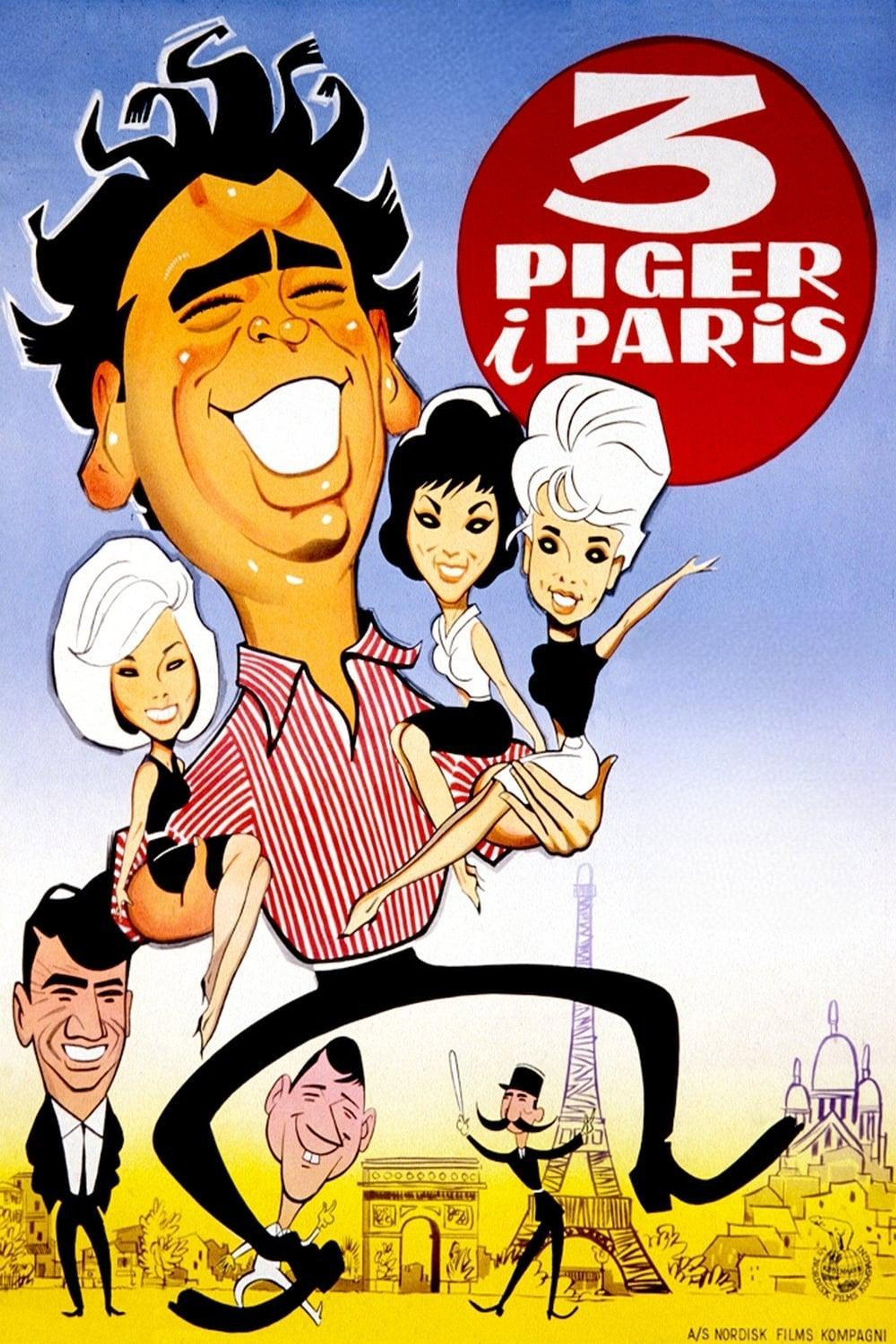 Tre piger i Paris