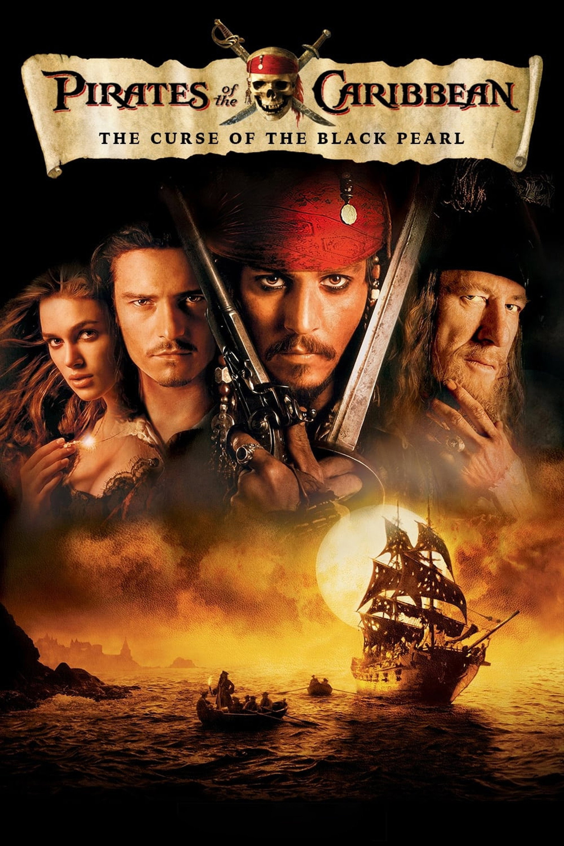 Pirates of the Caribbean: The Curse of the Black Pearl poster