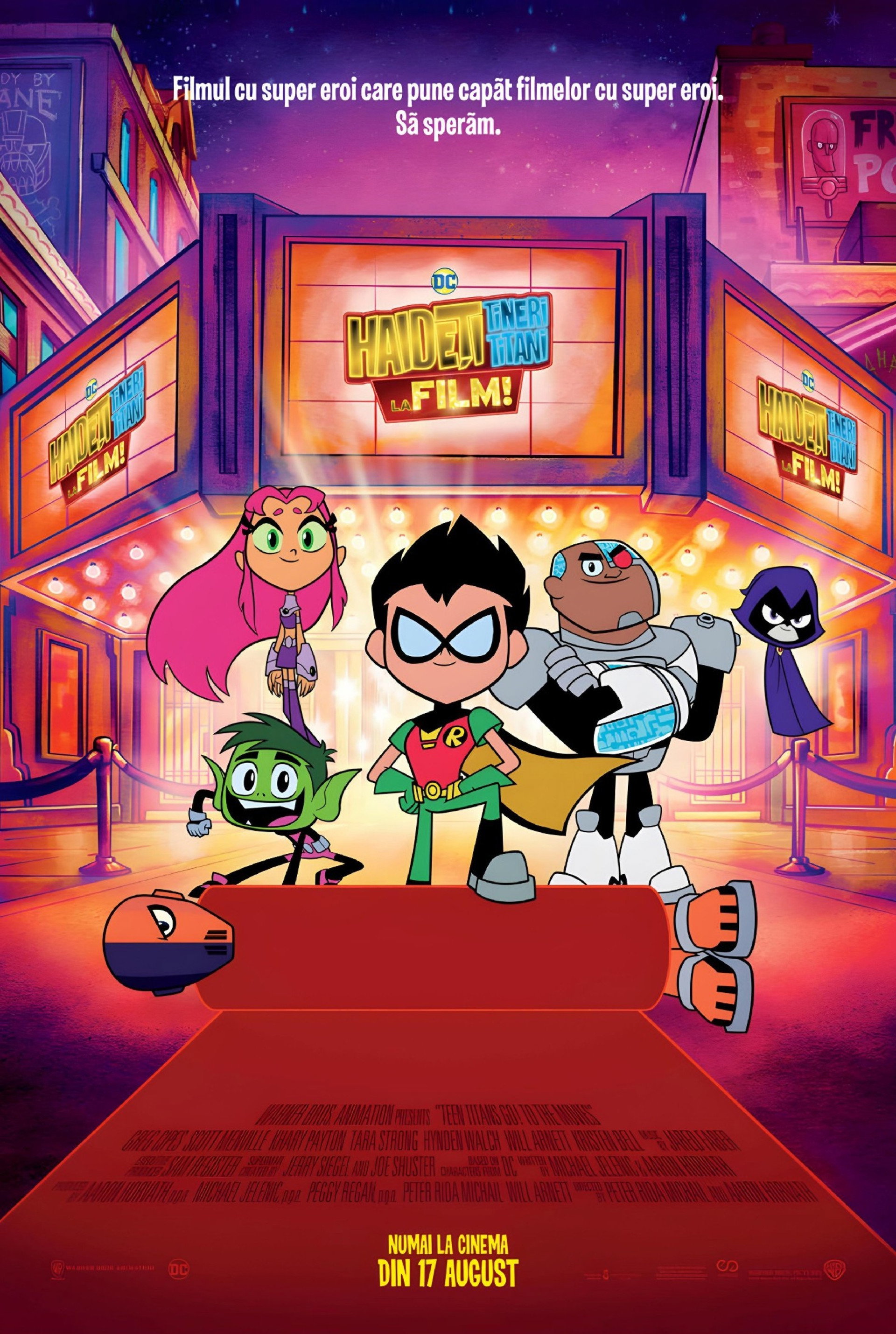 Haideţi, Tineri Titani, la film!