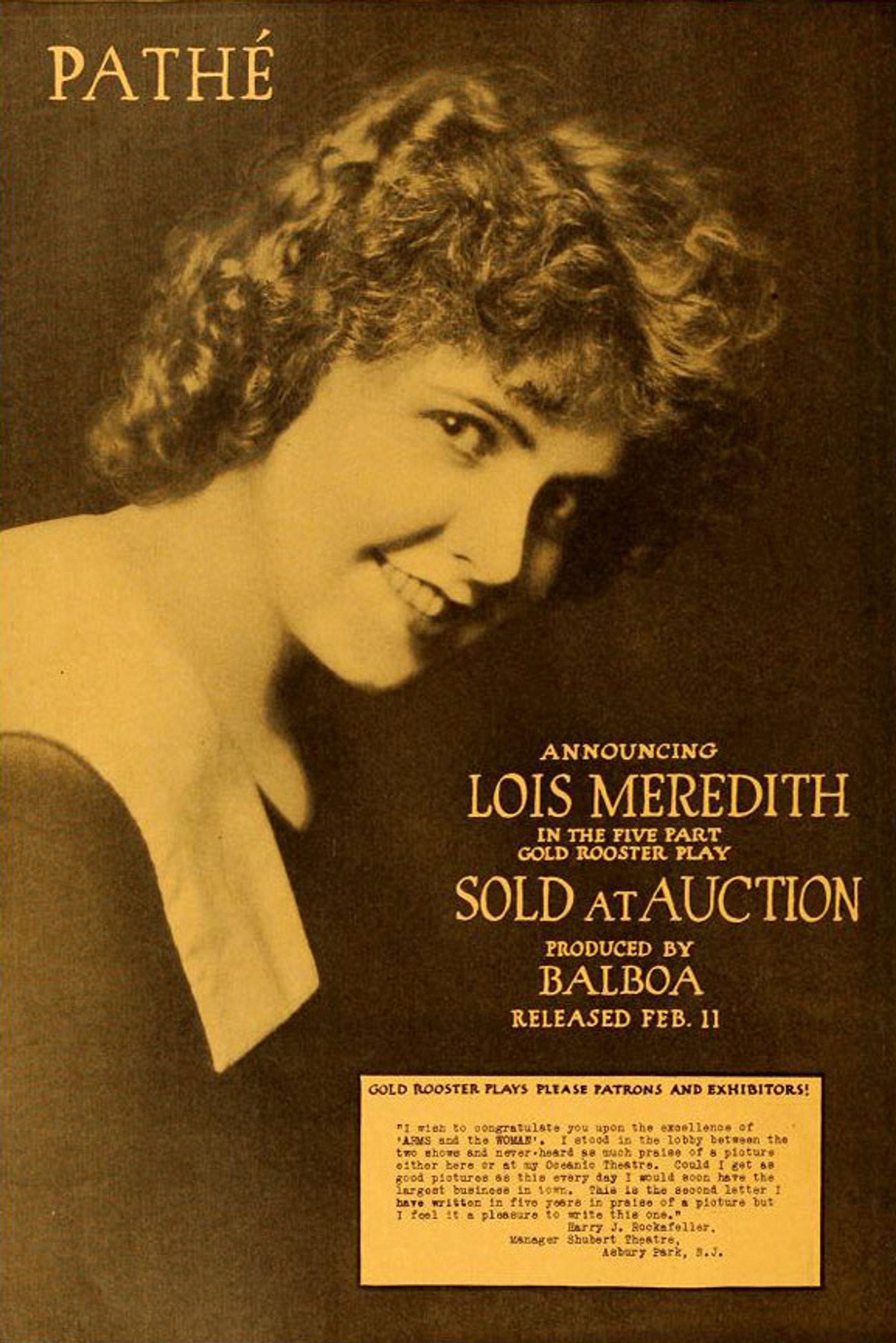 Sold at Auction