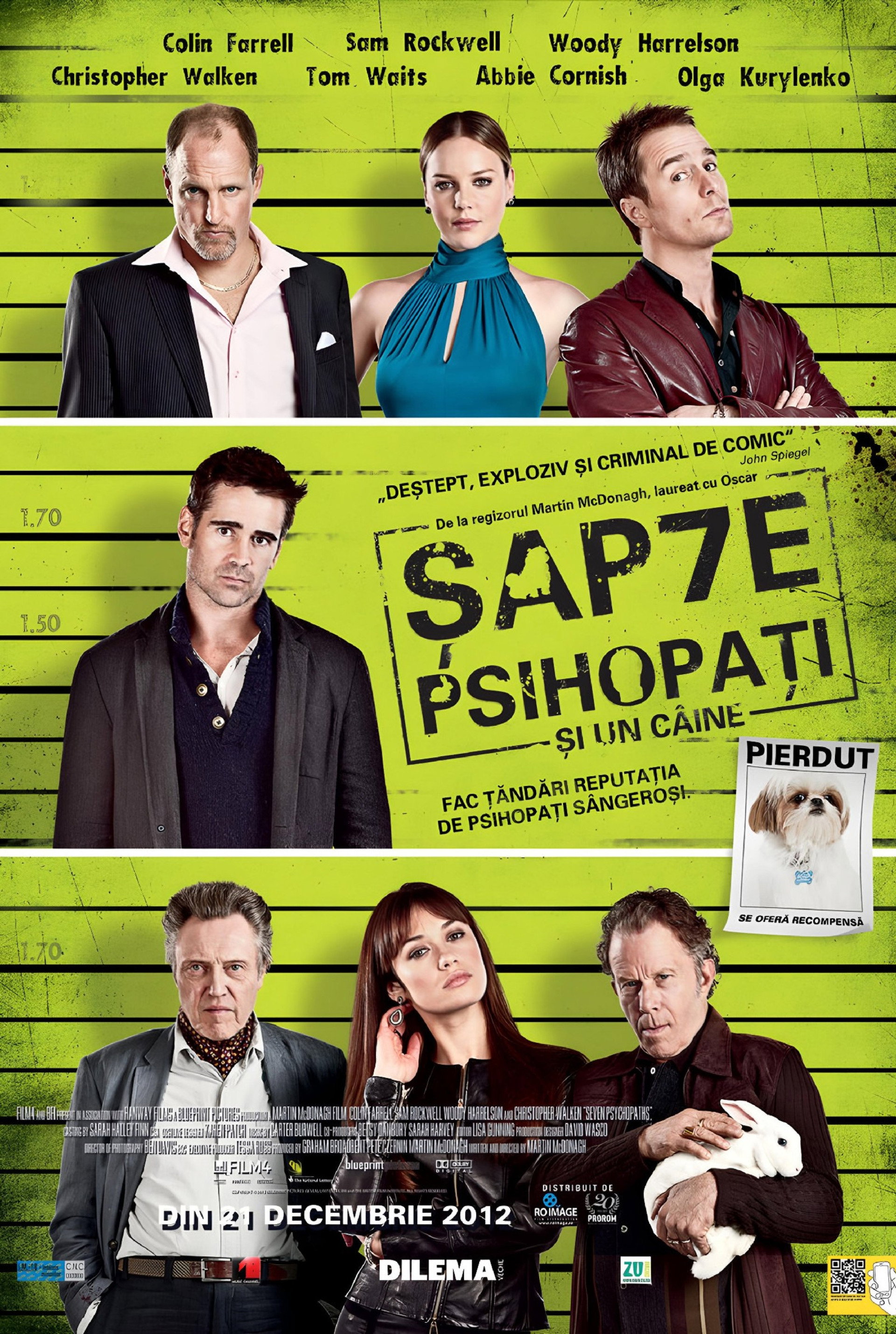 Șapte psihopați și un câine