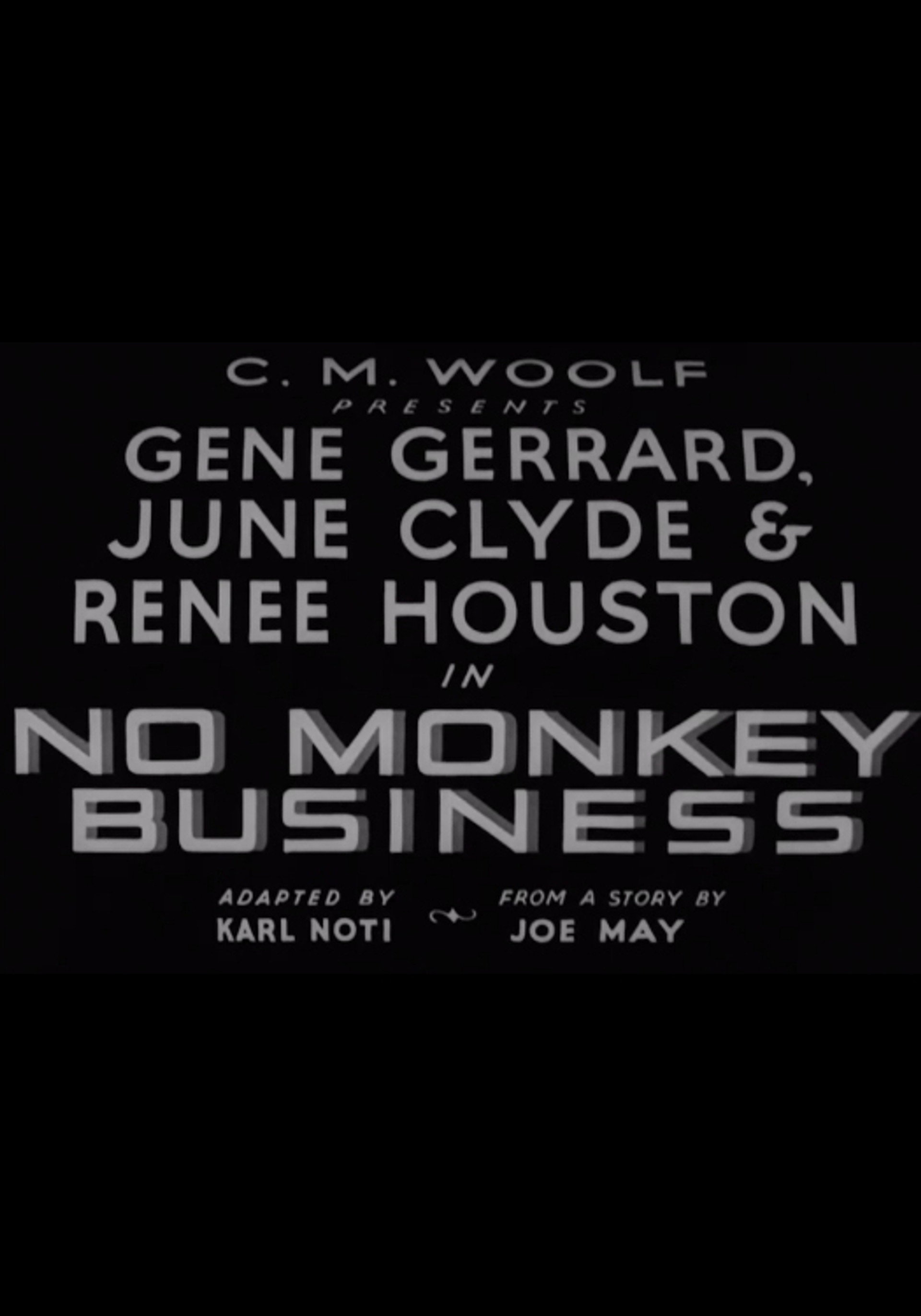 No Monkey Business