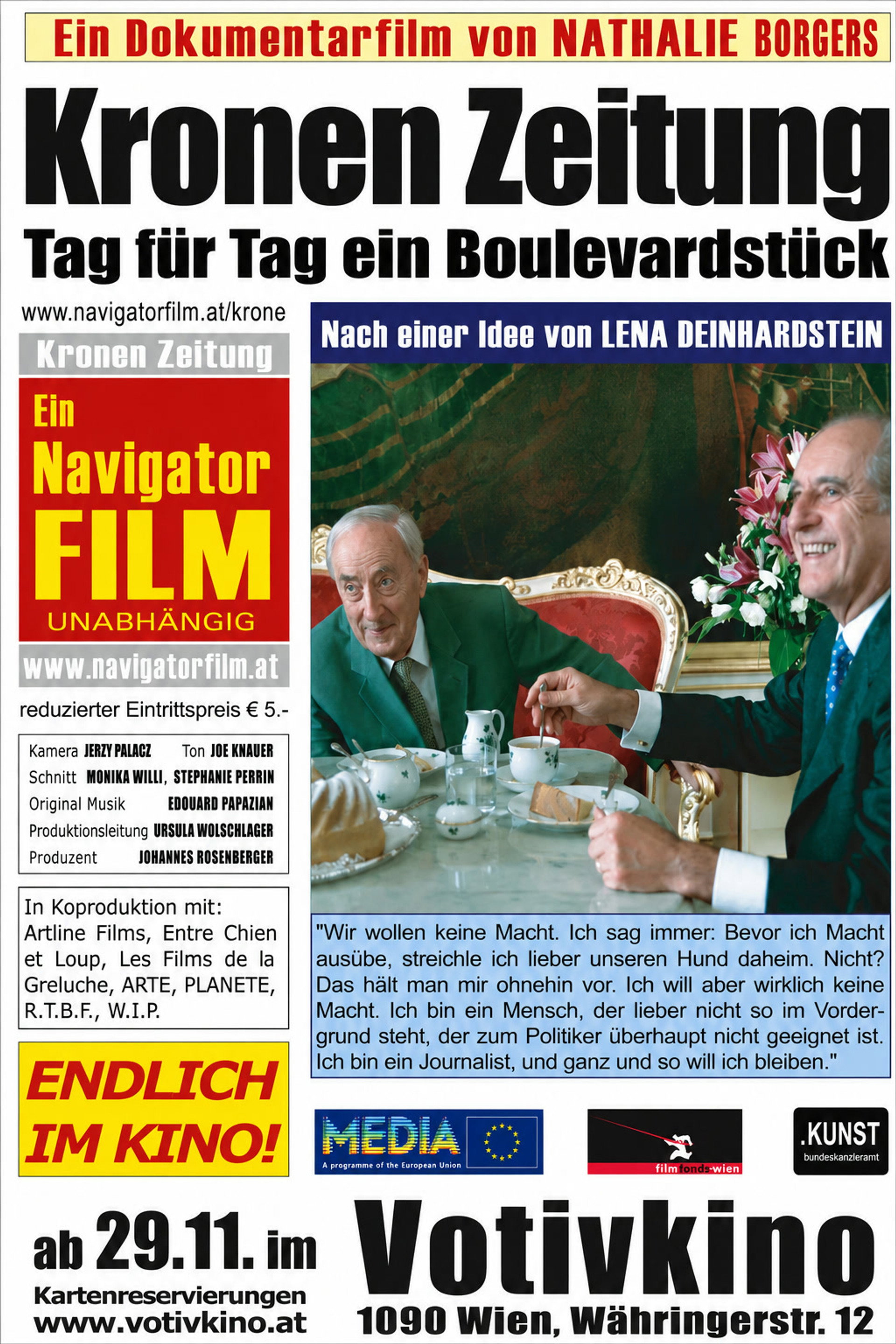 Kronen Zeitung: Tag für Tag ein Boulevardstück