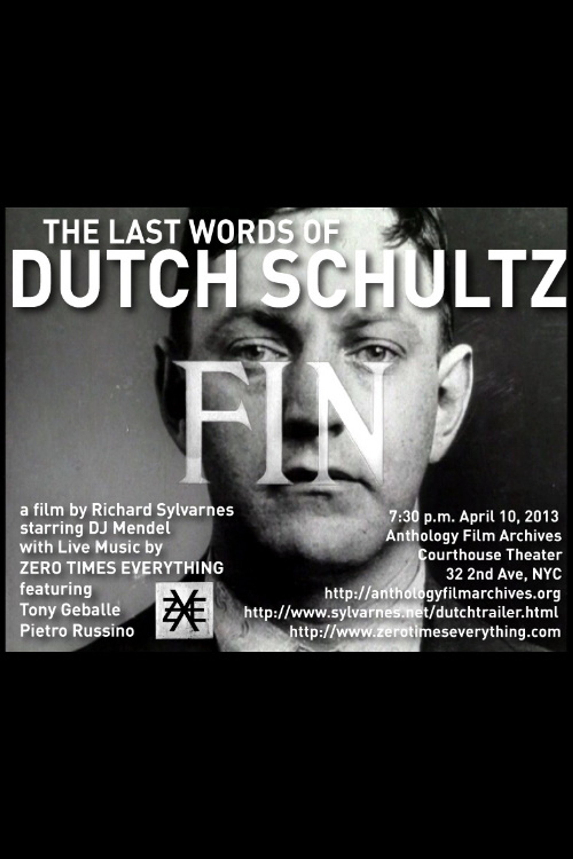 The Last Words of Dutch Schultz