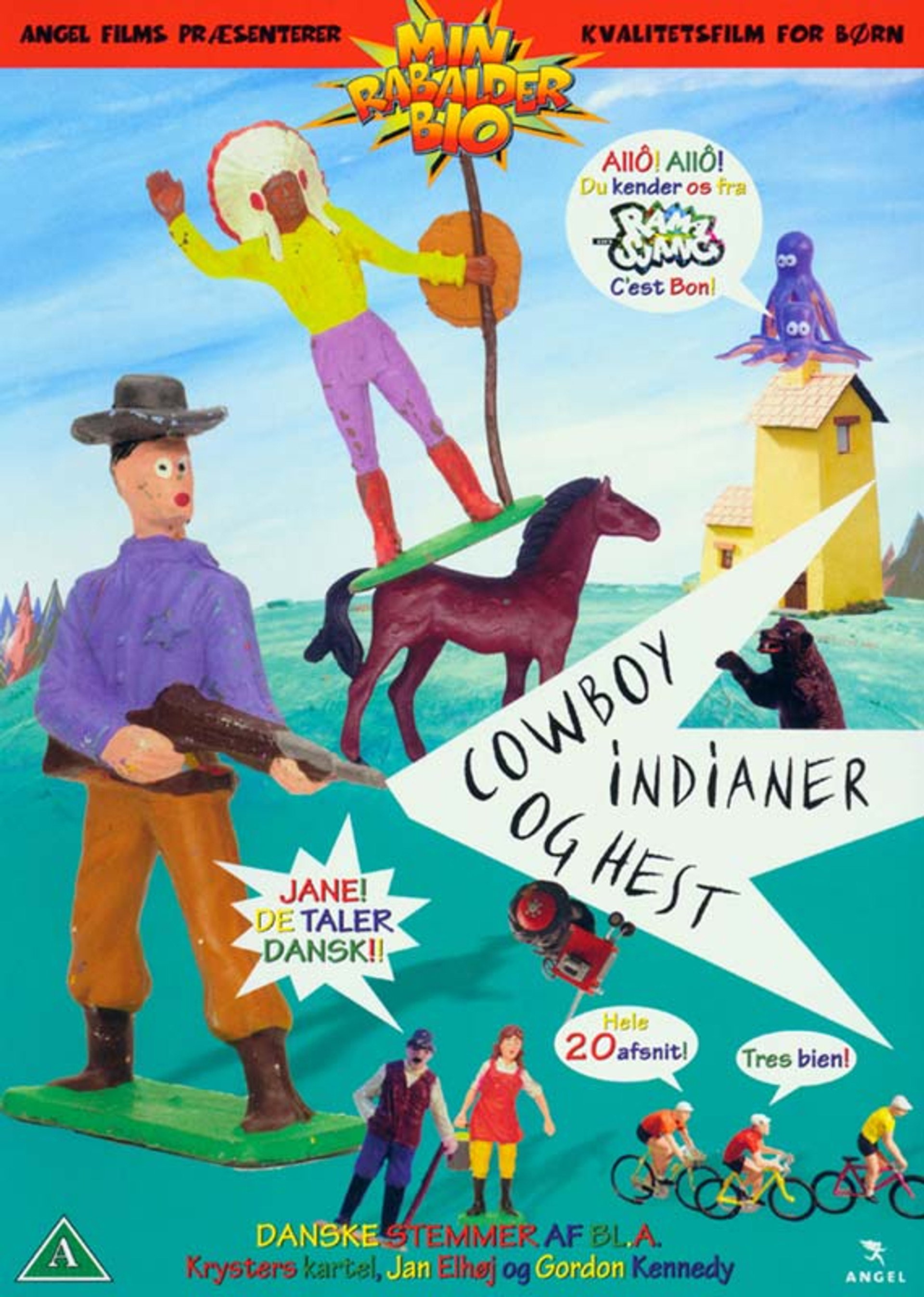 Cowboy, indianer og hest