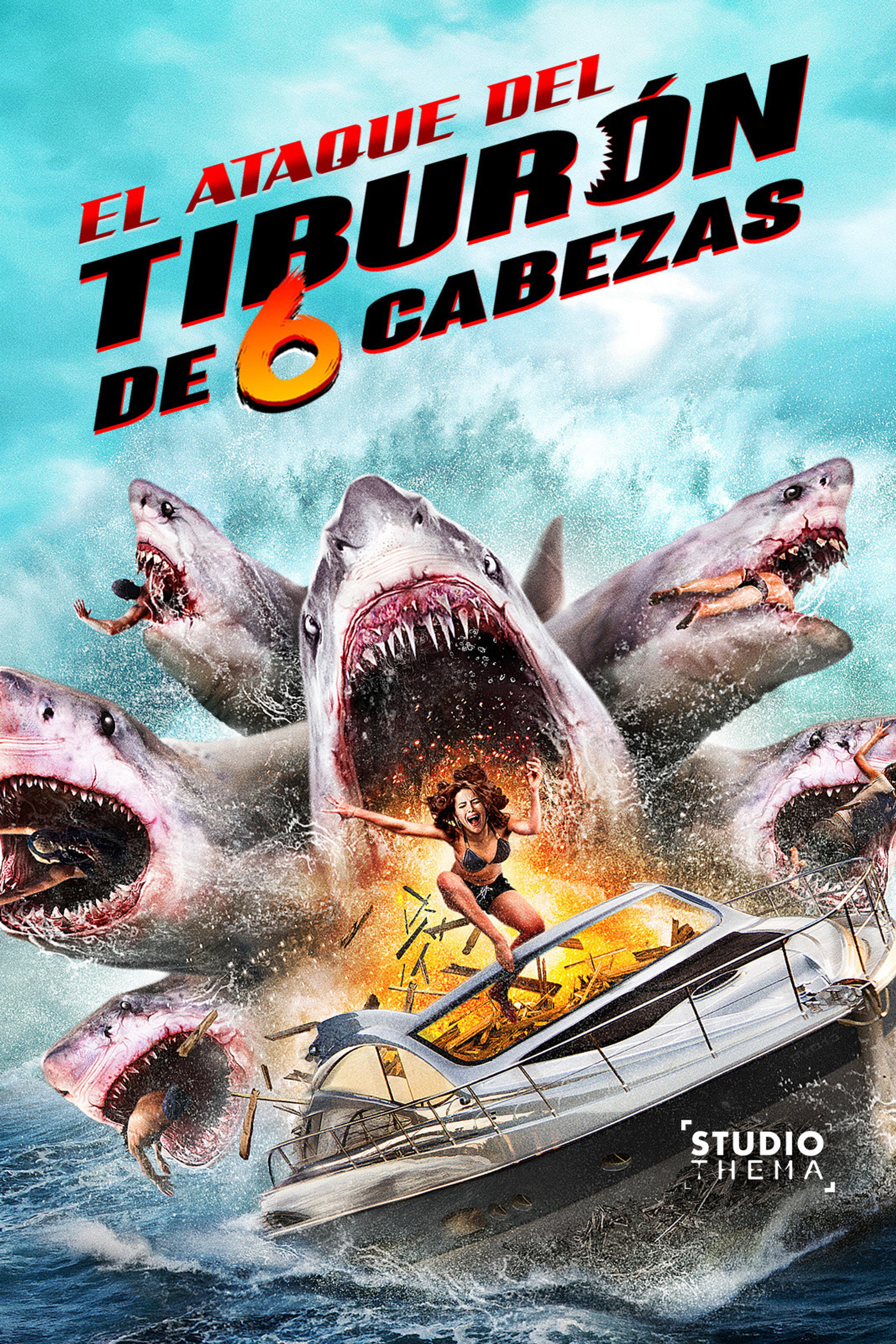 El Ataque Del Tiburon De Seis Cabezas