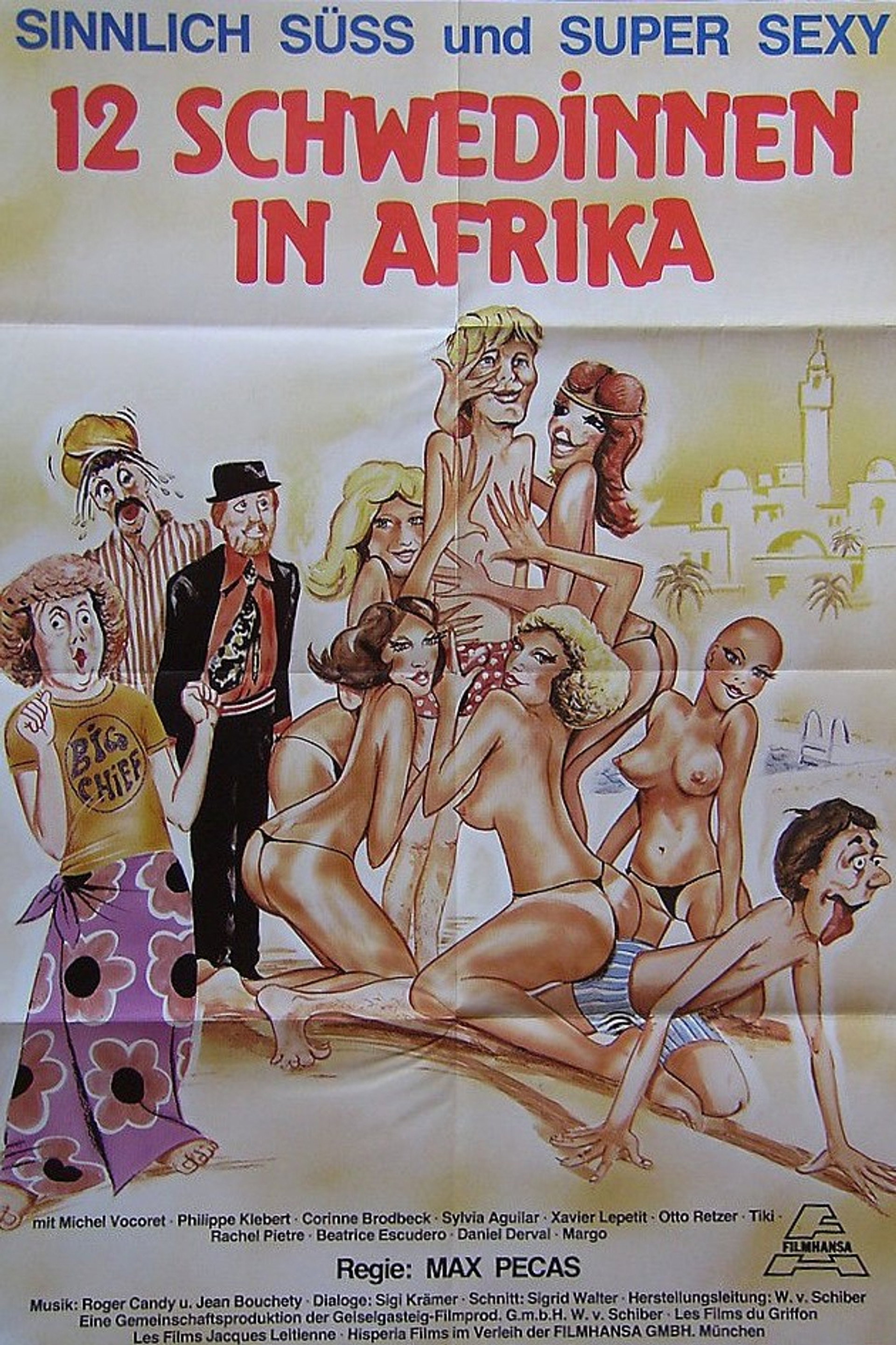 Zwölf Schwedinnen in Afrika