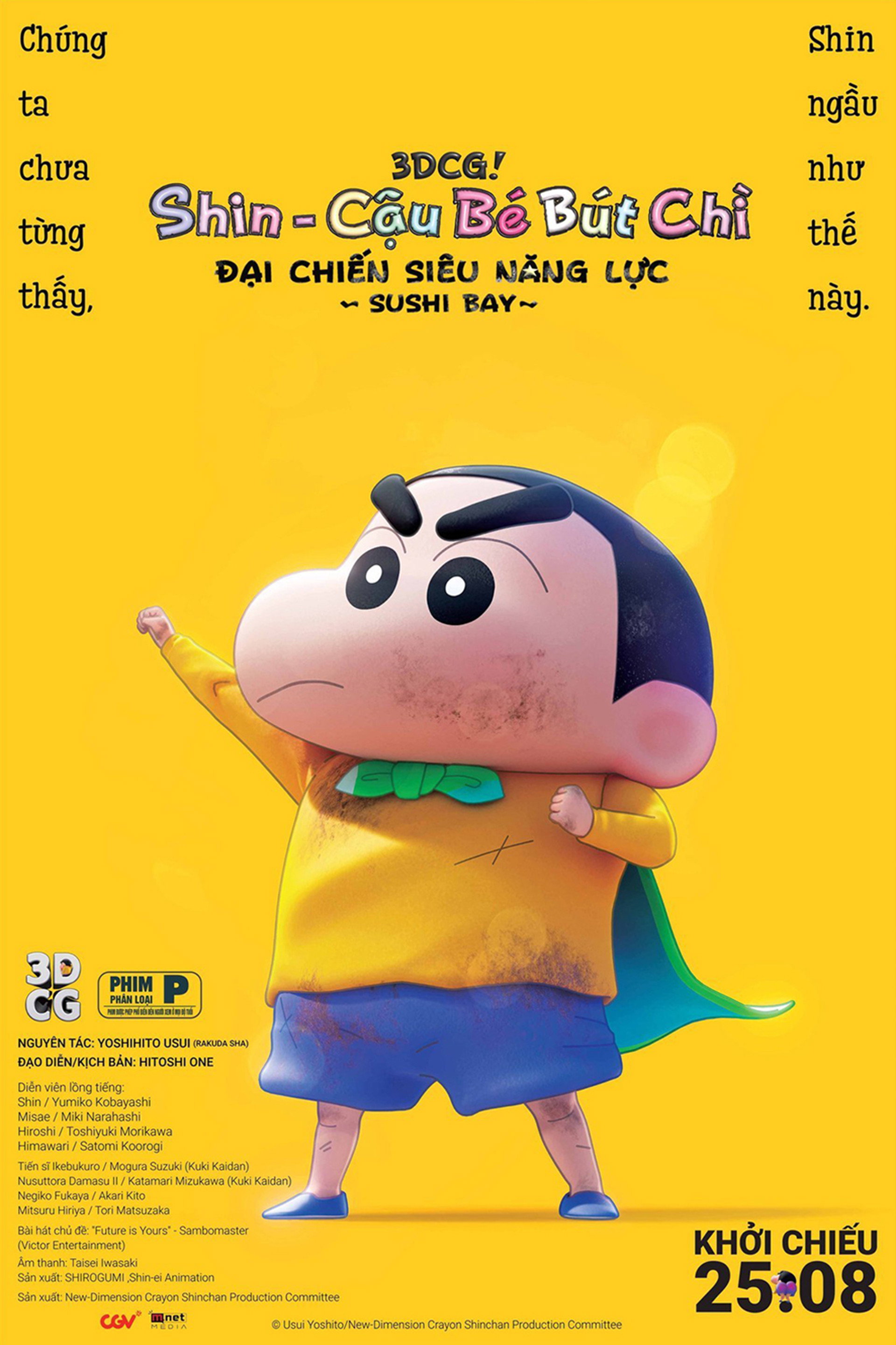 Shin - Cậu Bé Bút Chì 31: Đại Chiến Siêu Năng Lực ~ Sushi Bay ~