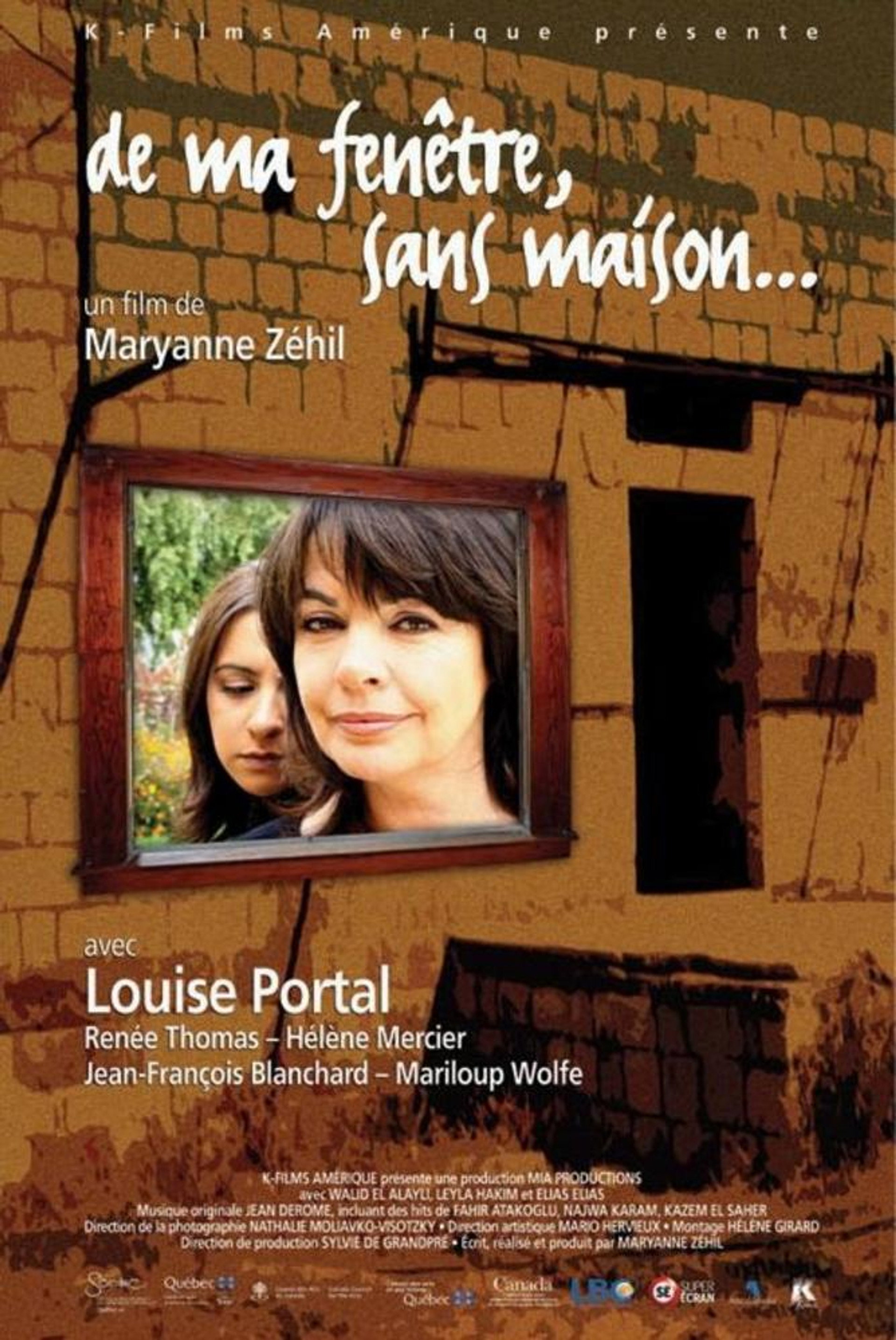 De ma fenêtre, sans maison