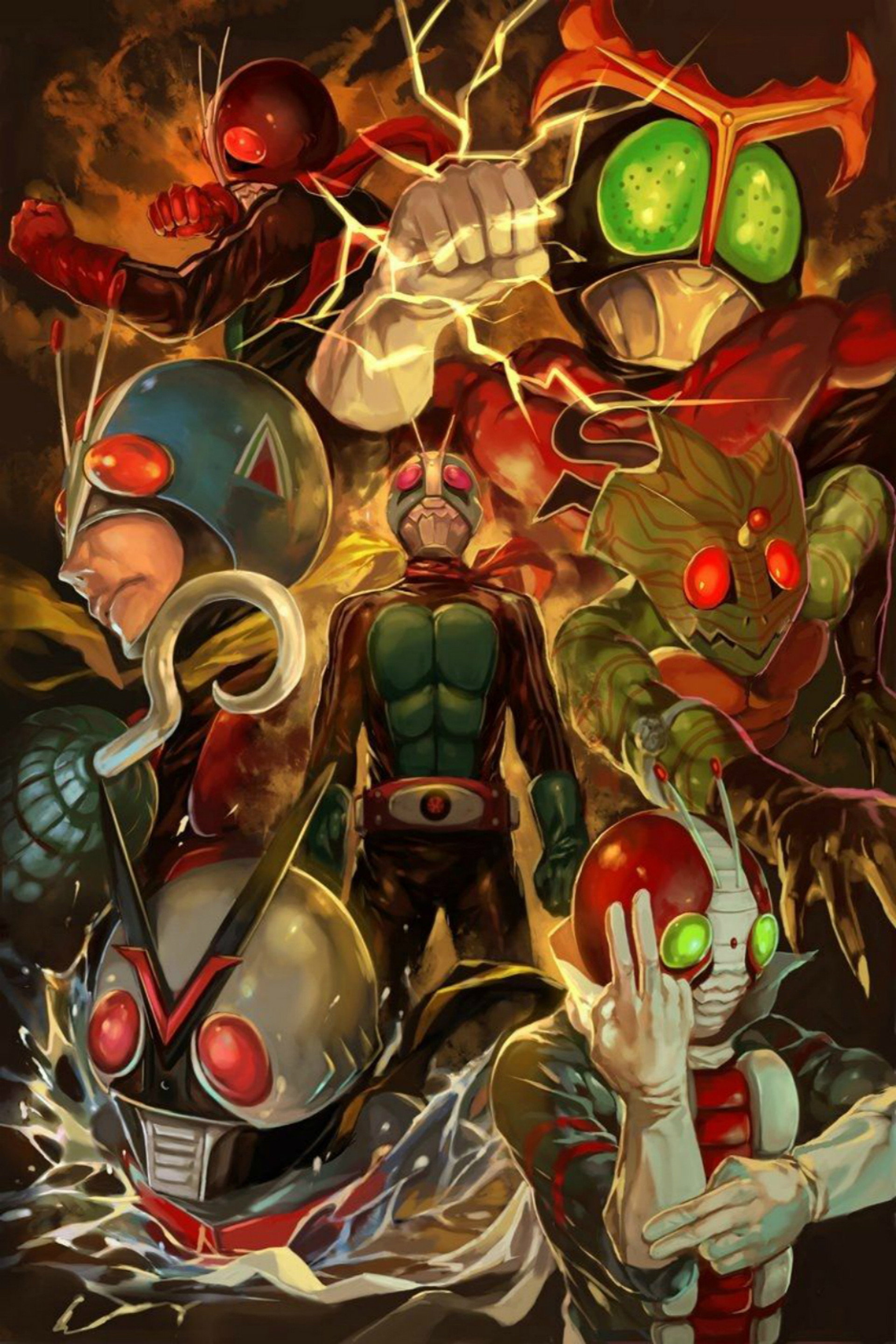 假面骑士Stronger:全员集合!7大假面骑士!!